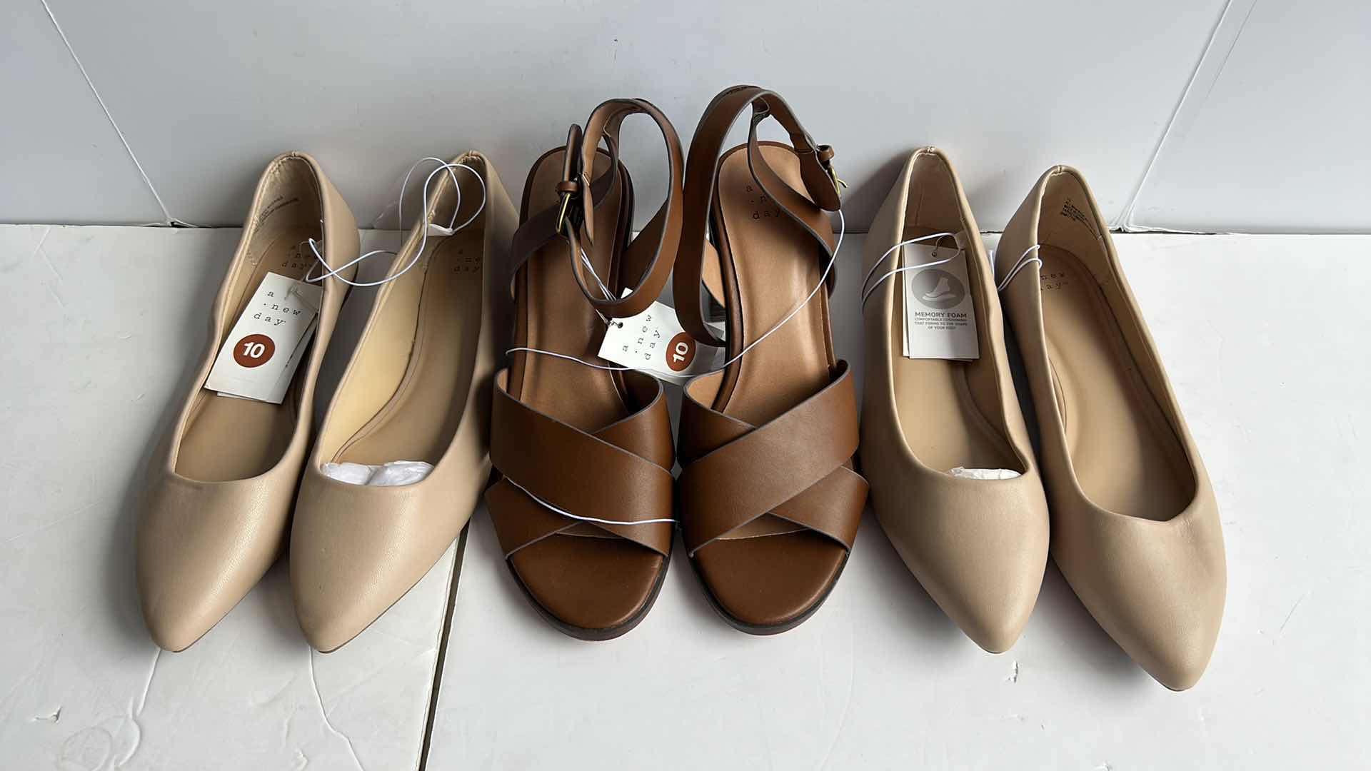 Photo 1 of THREE PAIRS WOMENS SIZE 10 SHOES