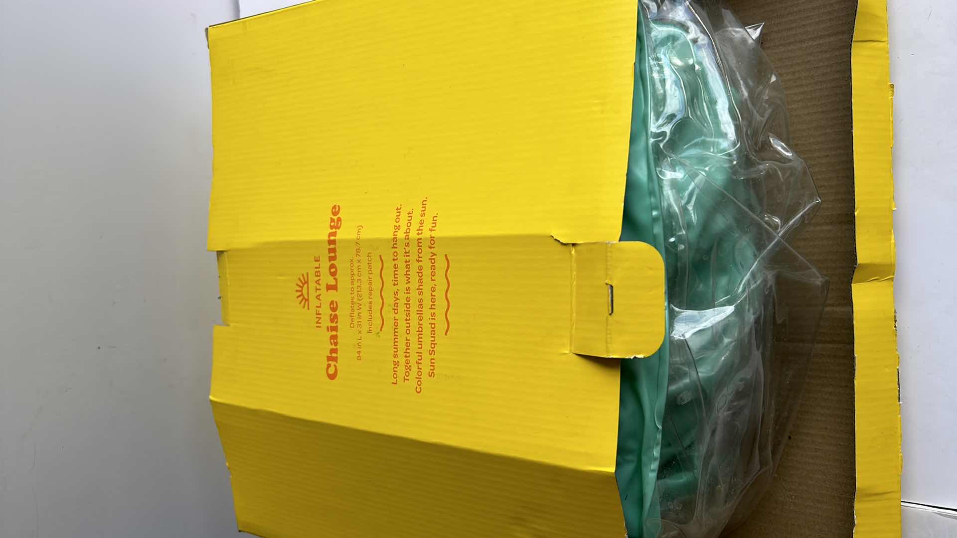 Photo 1 of SUN SQUAD INFLATABLE CHAISE LOUNGE