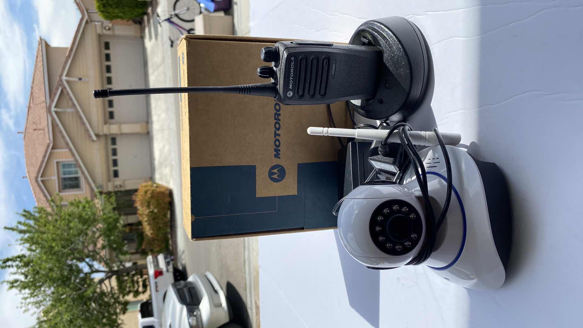 Photo 1 of MOTOROLA RADIO AND AN IP CAMERA