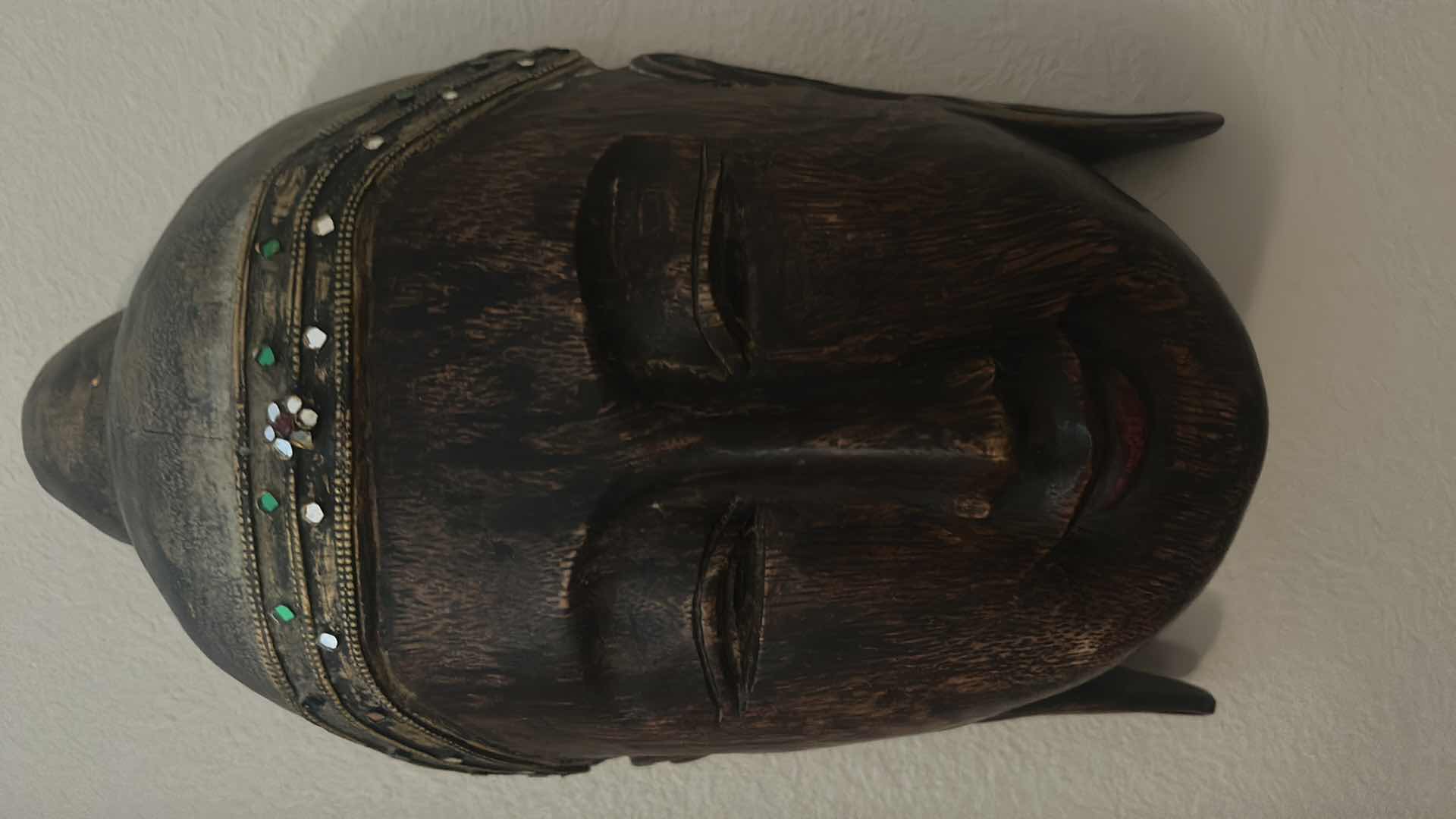 Photo 1 of COLLECTIBLE THAILAND WOOD MASK 7.5” x 11”