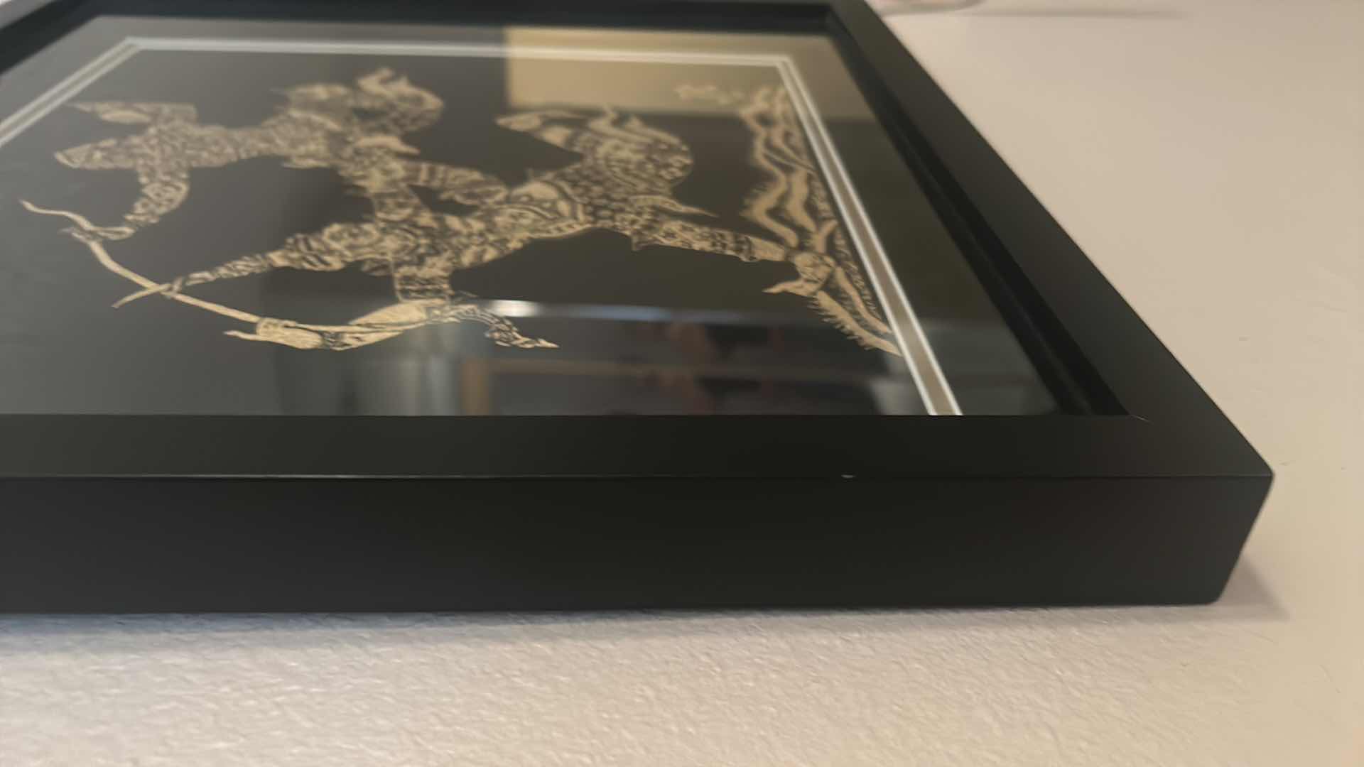 Photo 1 of BLACK FRAMED GOLD AND BLACK “THAILAND WARRIORS” 15” x 15”