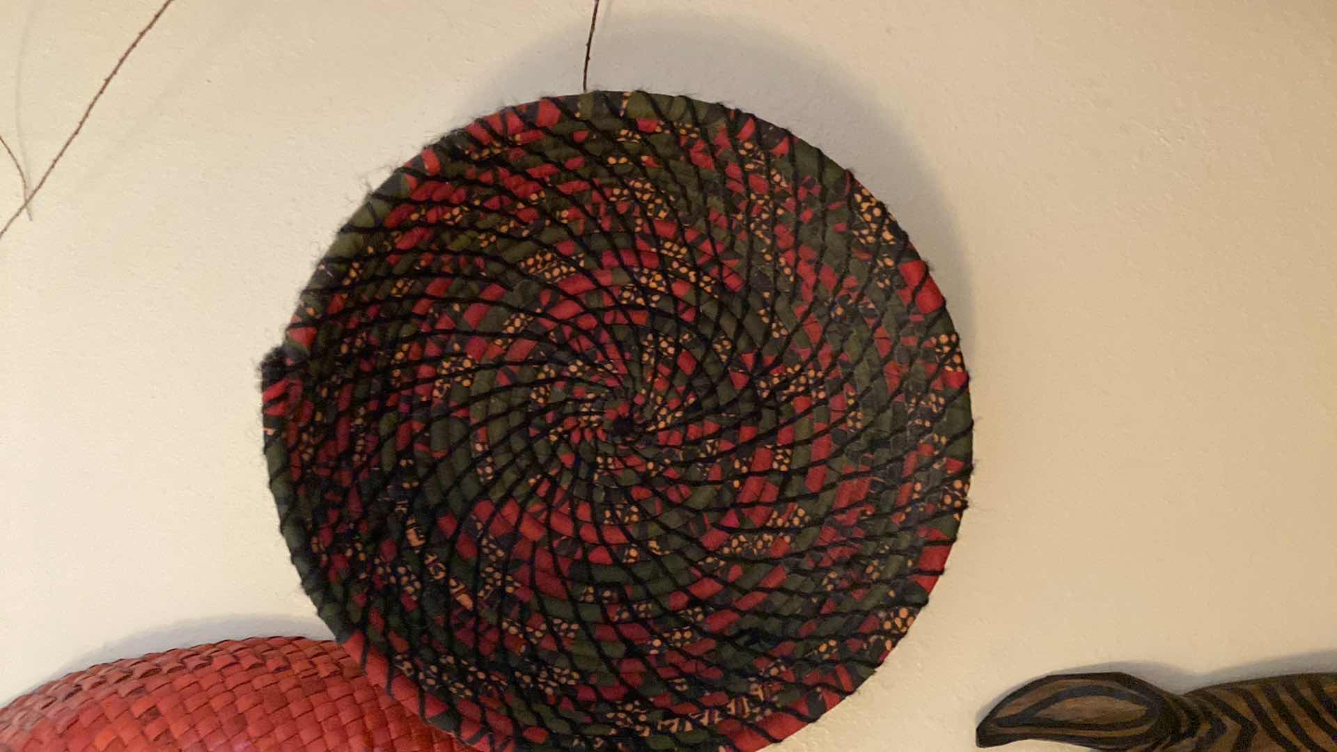 Photo 1 of AFRICAN WALL MASKS AND HATS LARGEST MASK 5” X 16”