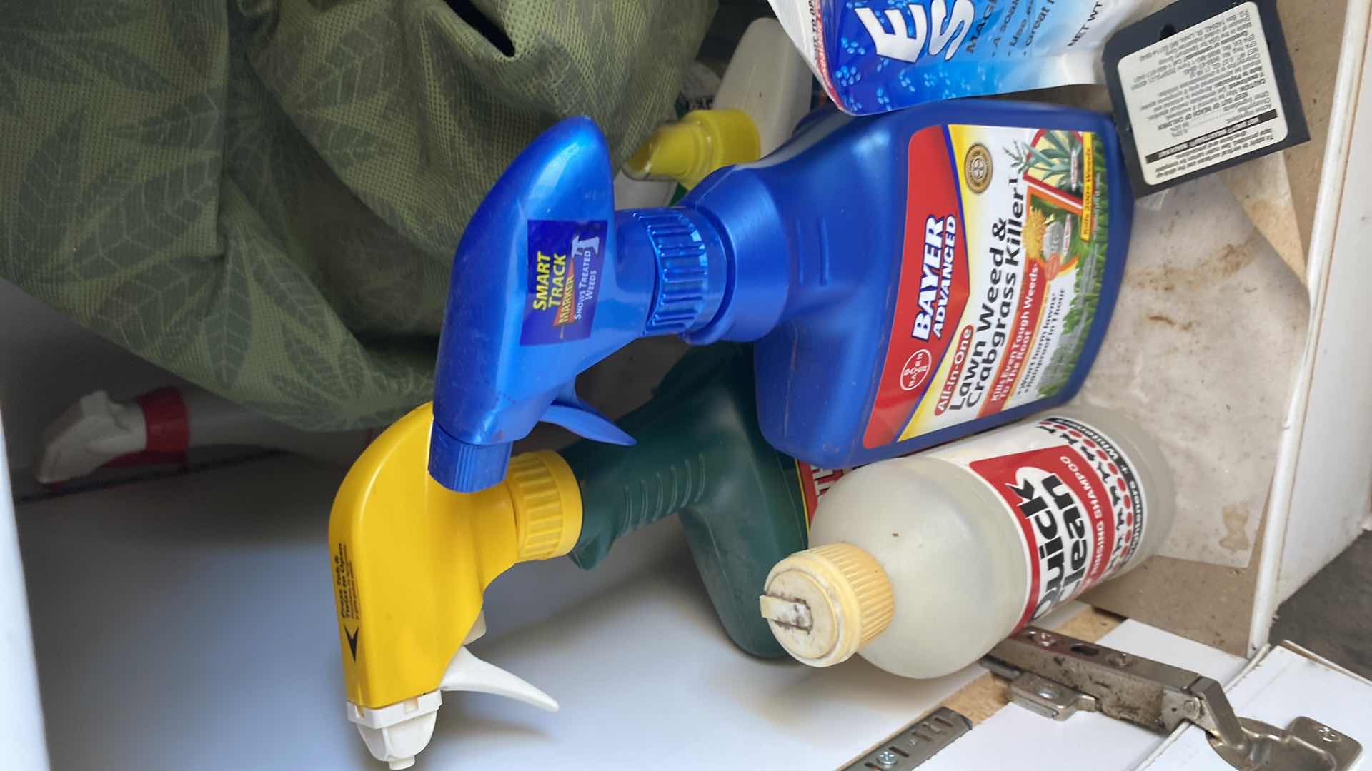 Photo 1 of CONTENTS OF GARAGE CABINET AND DRAWER GARDENING SUPPLIES AND MORE