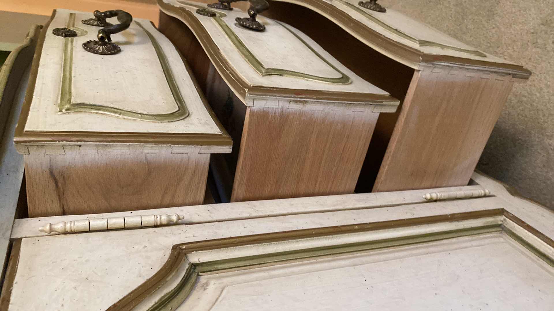 Photo 1 of VINTAGE DREXEL 9 DRAWER 2 DOOR DRESSER 78” X 20” H31”