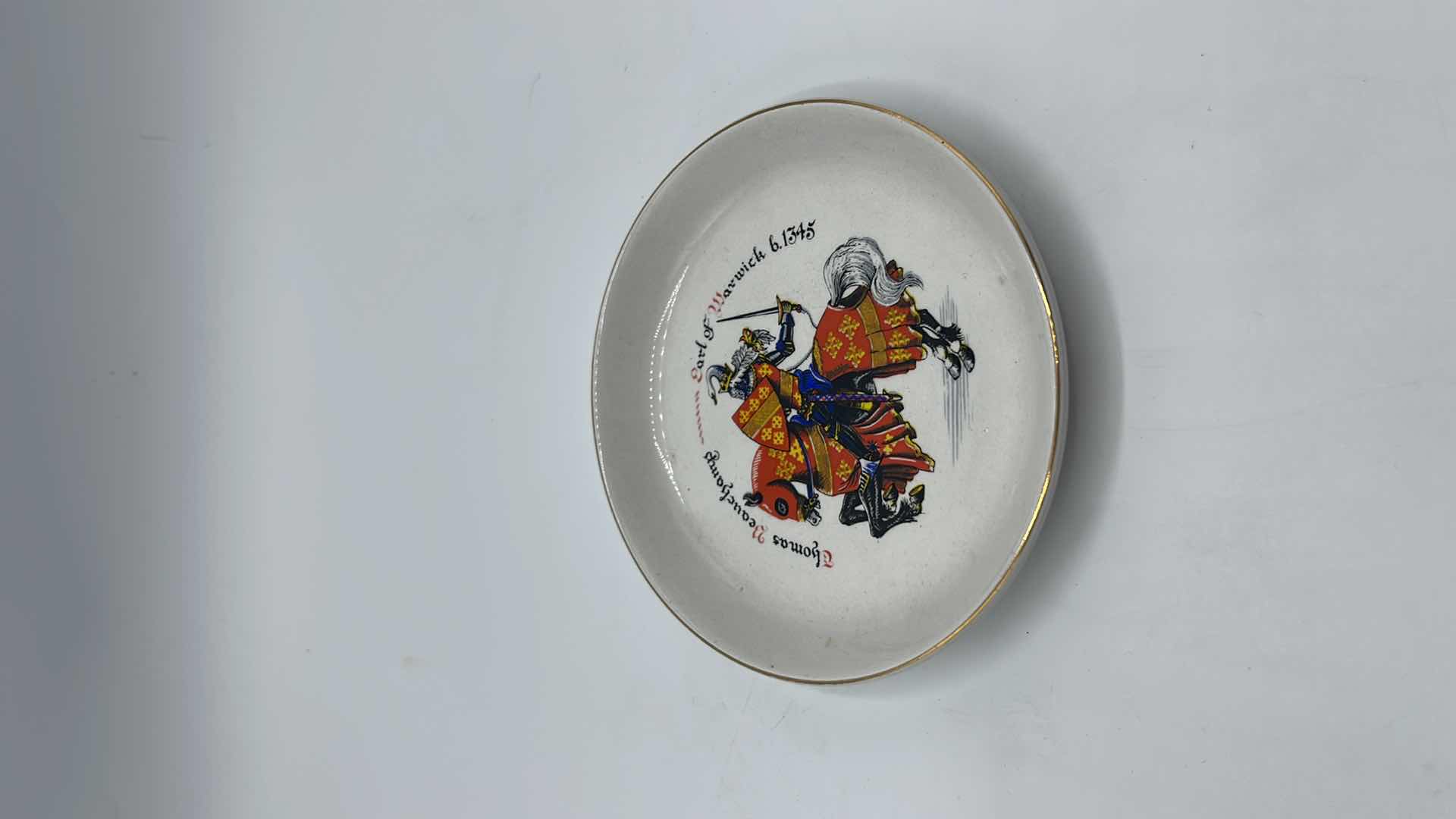 Photo 1 of PORCELAIN TRINKET DISHES (3) W/FLOWER BASKET FIGURINE