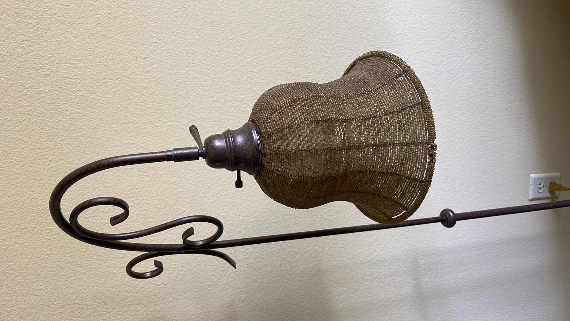 Photo 1 of BRONZE COLORED FLOOR LAMP W/SHADE H 59”