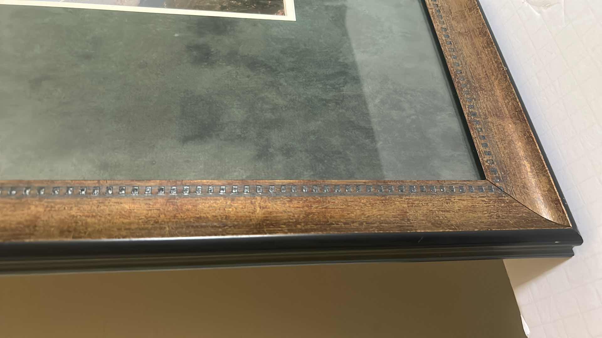 Photo 4 of WOOD FRAMED PAINTING “LANDSCAPE” ARTWORK 23” x 19”