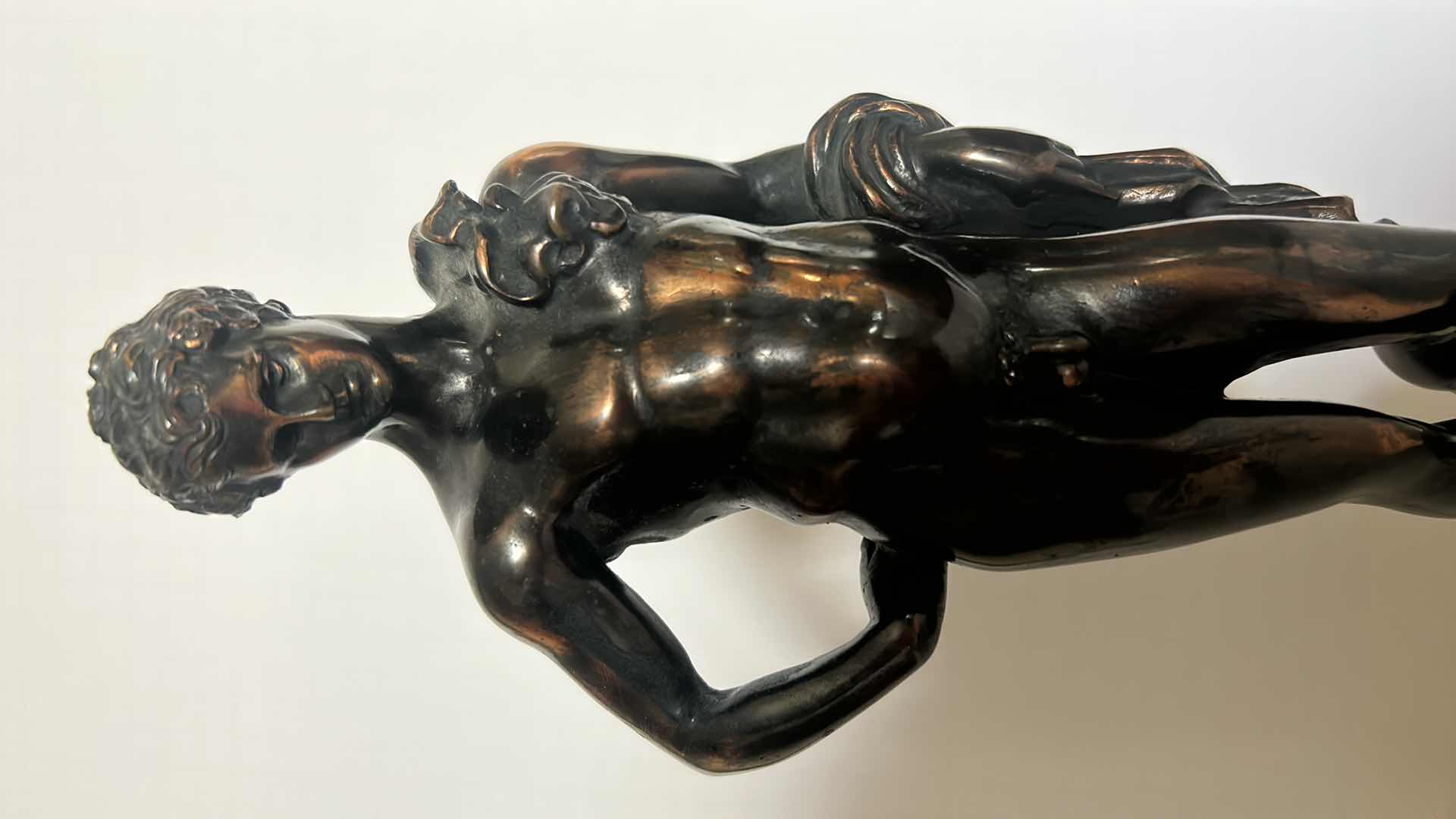 Photo 1 of ANTIQUE BRONZE "APOLLO" SIGNED AND NUMBERED SCULPTURE H14.5” WITH PAPERWORK 