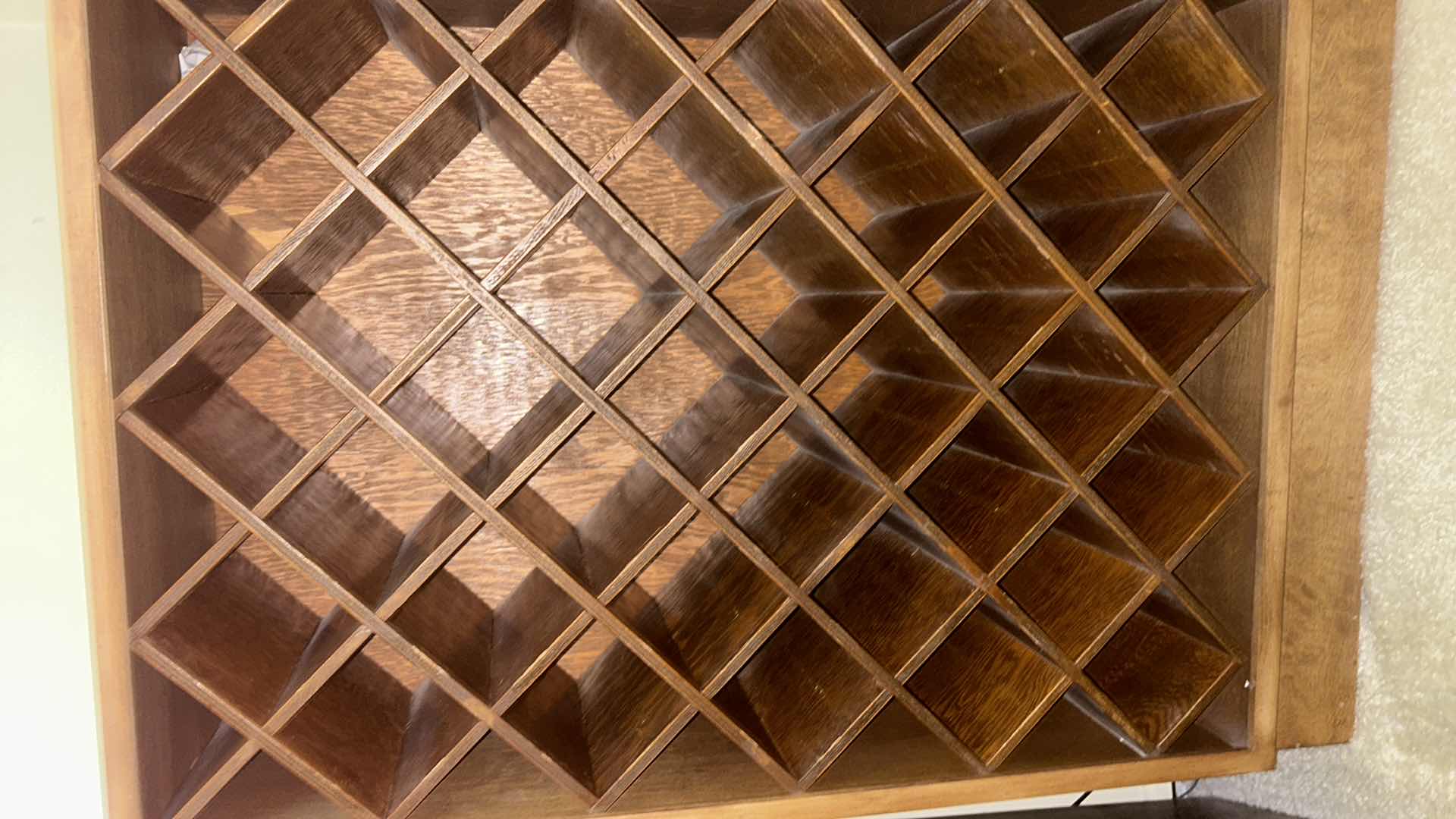 Photo 1 of WOOD WINE CABINET 23” x 10” x H36”