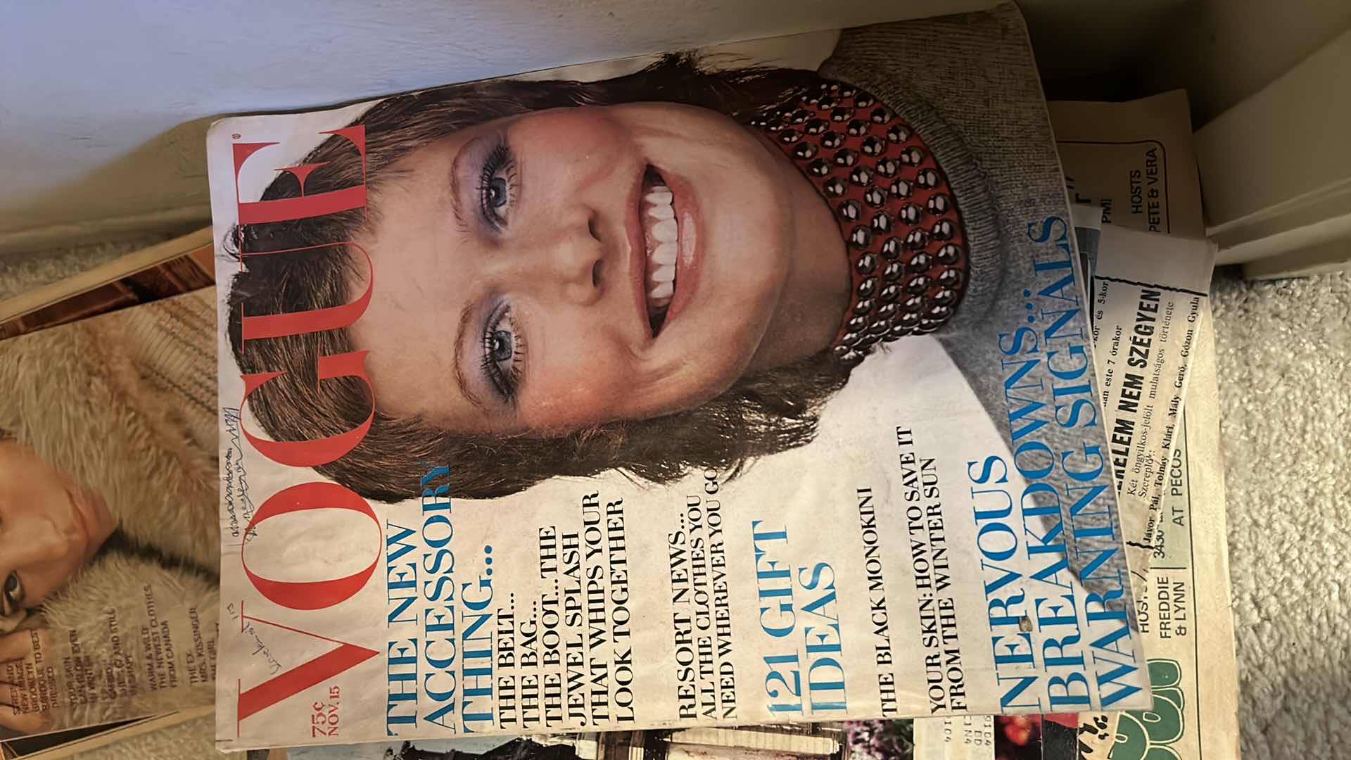 Photo 4 of STACK OF VINTAGE MAGAZINES AND NEWSPAPERS