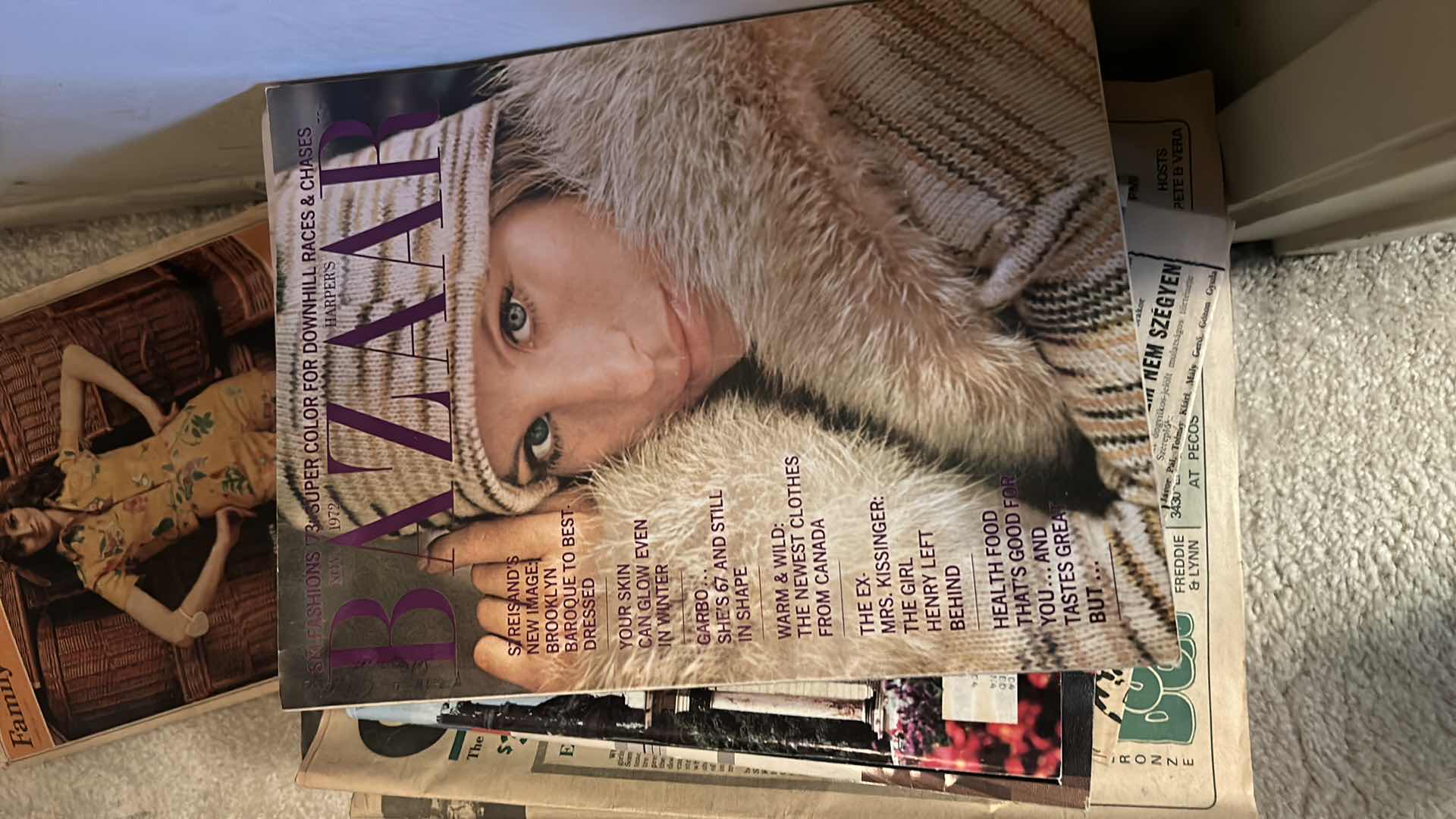 Photo 3 of STACK OF VINTAGE MAGAZINES AND NEWSPAPERS