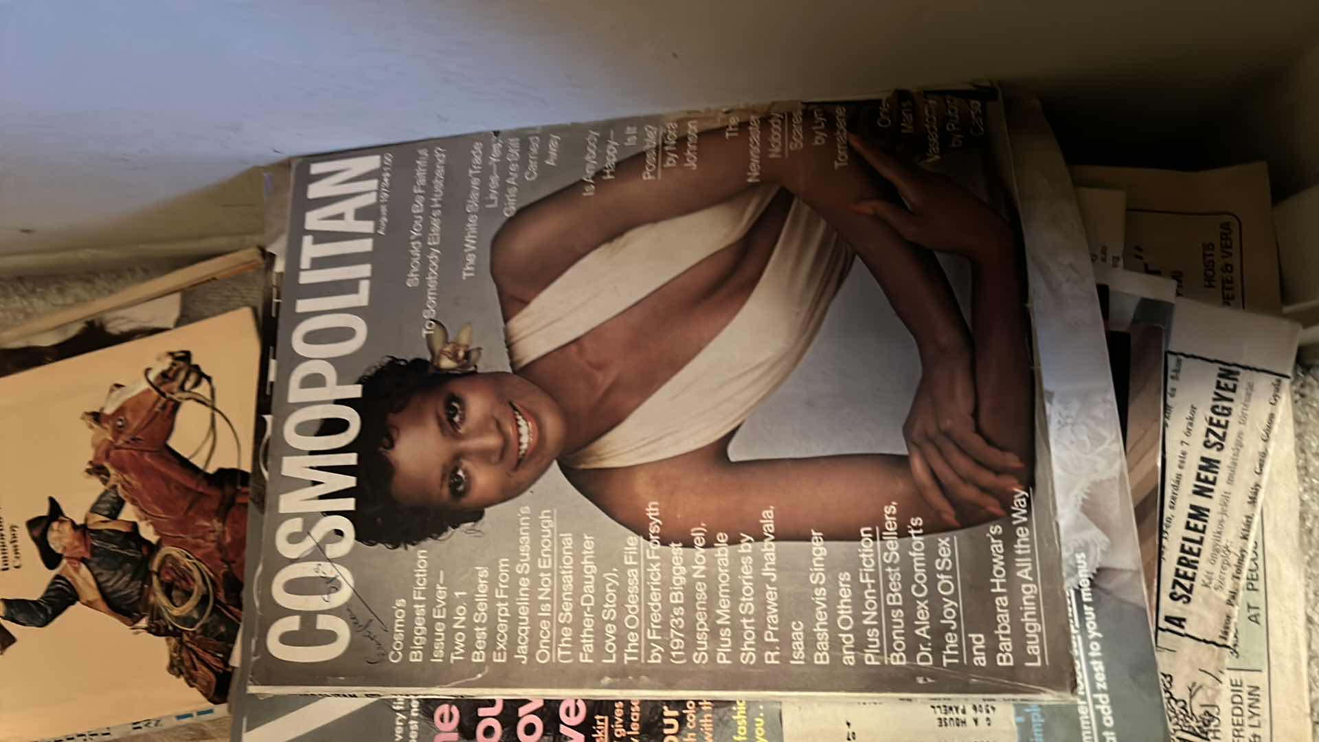 Photo 5 of STACK OF VINTAGE MAGAZINES AND NEWSPAPERS