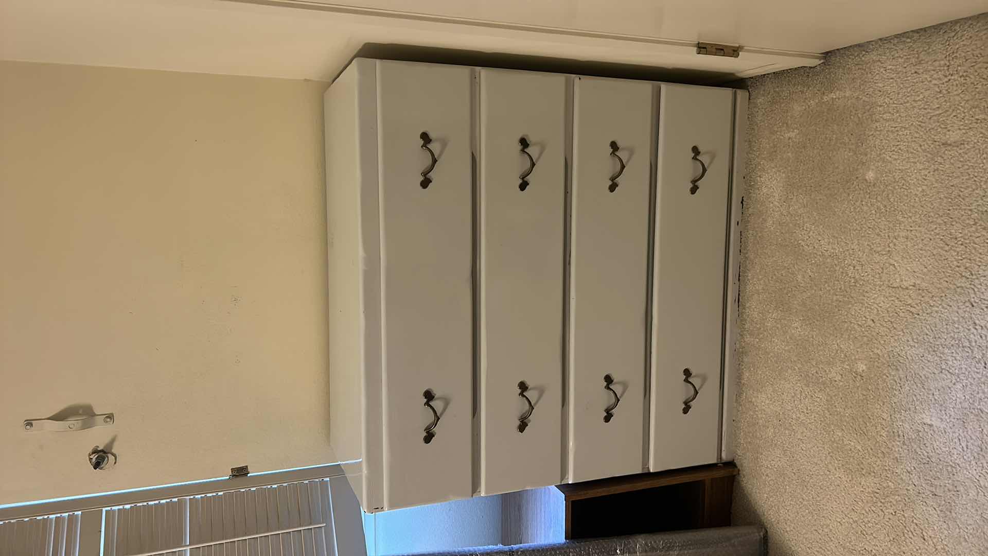 Photo 1 of VINTAGE WHITE PAINTED WOOD 4 DRAWER DRESSER 35”x 19” x H36”