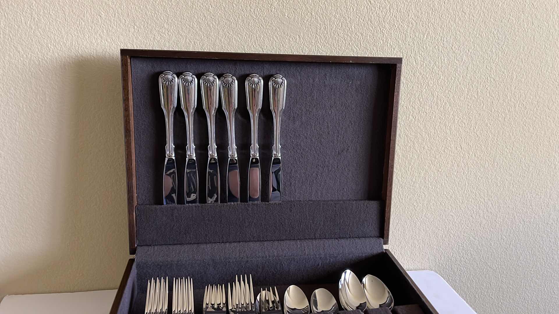 Photo 1 of SILVER FLATWARE CUTLERY SET