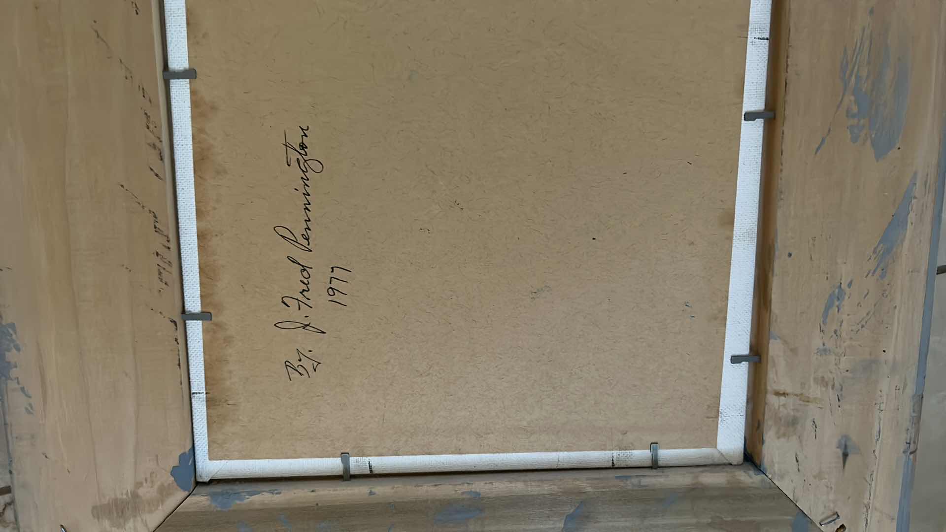 Photo 9 of ARTISIT SIGNED OIL PAINTING ON CANVAS “LANDSCAPE” FRAMED