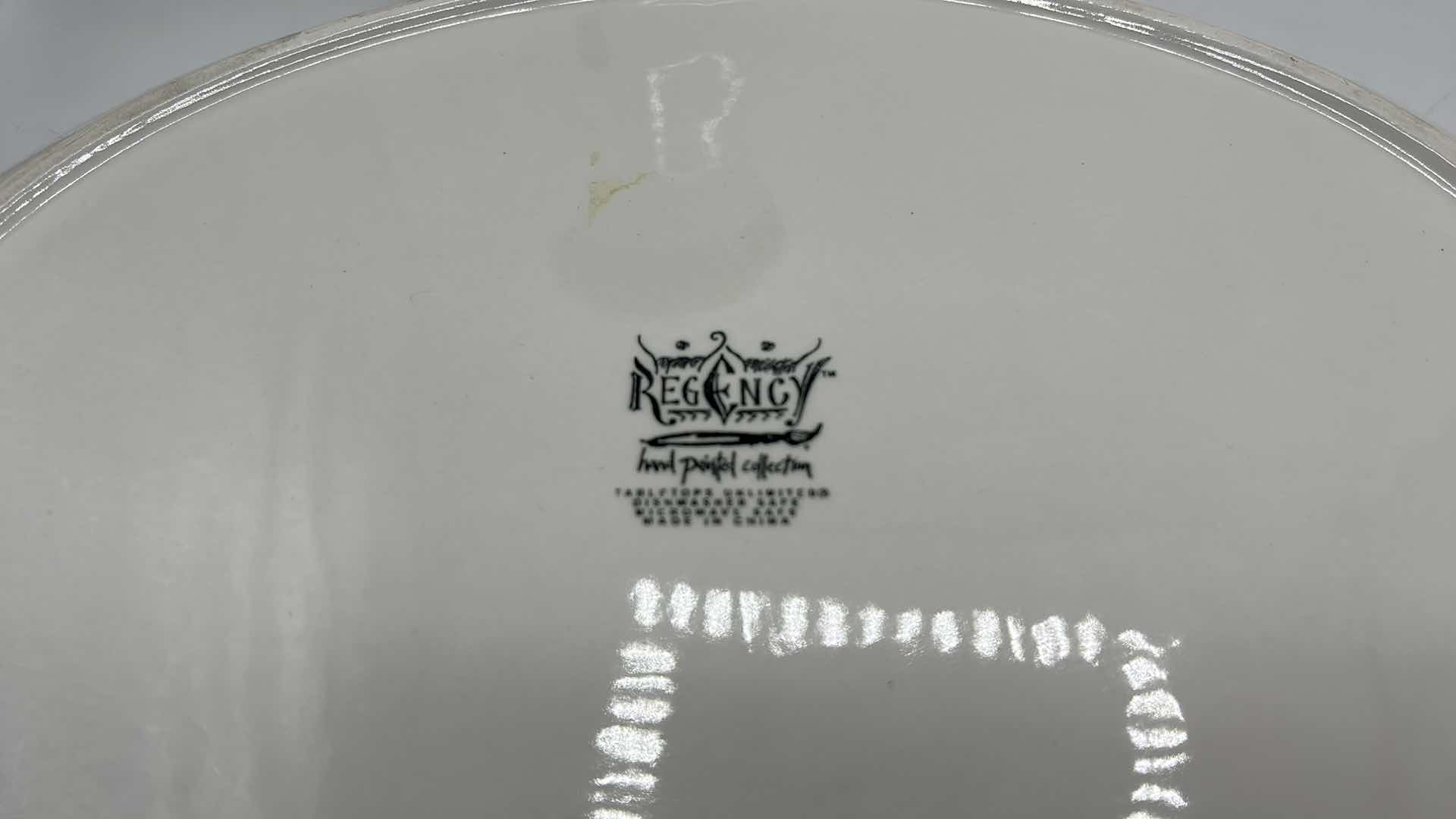 Photo 1 of 2 LARGE PLATTERS AND VINO DECANTER, 2 FROM ITALY