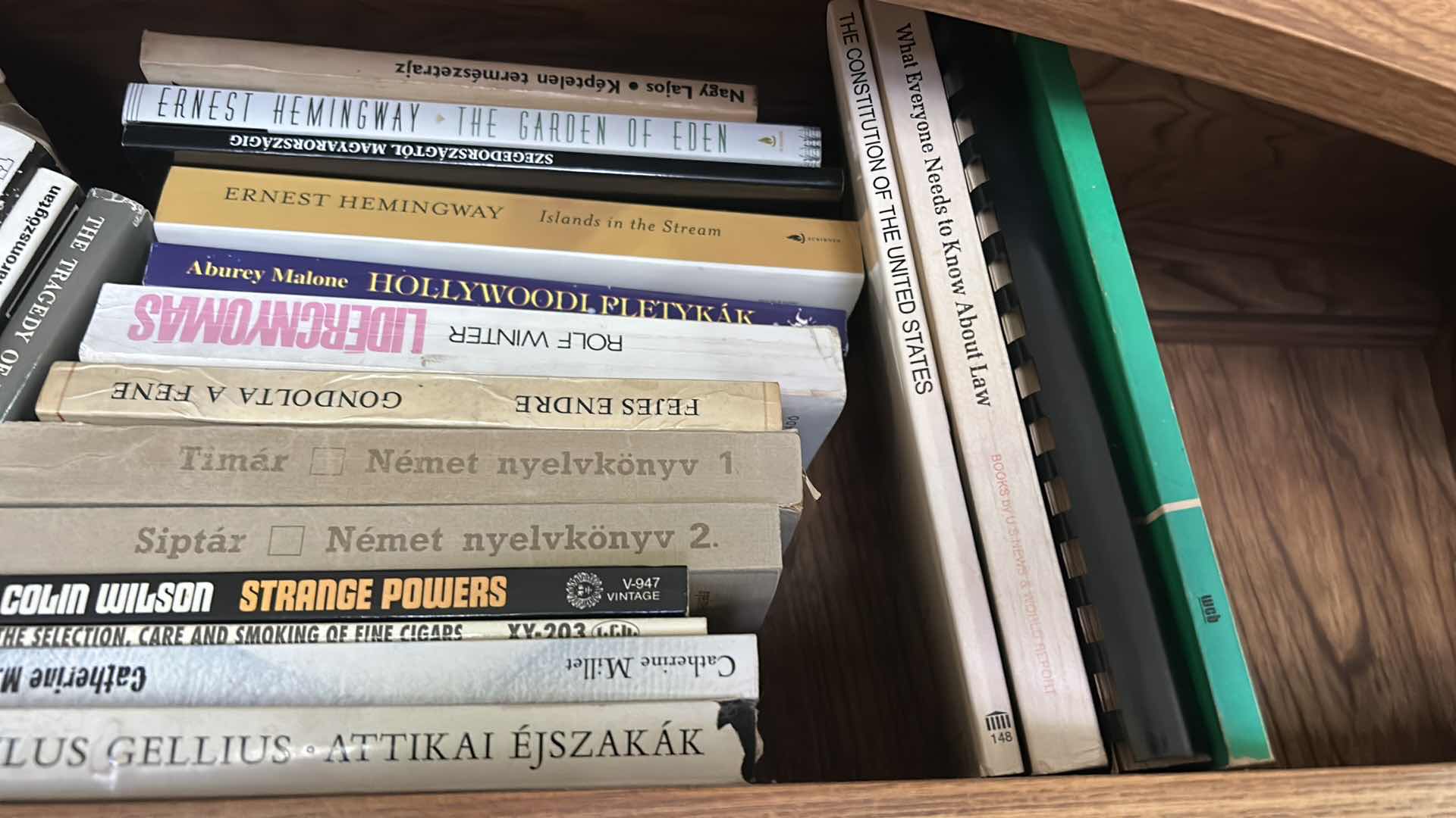 Photo 1 of TWO SHELVES OF BOOKS