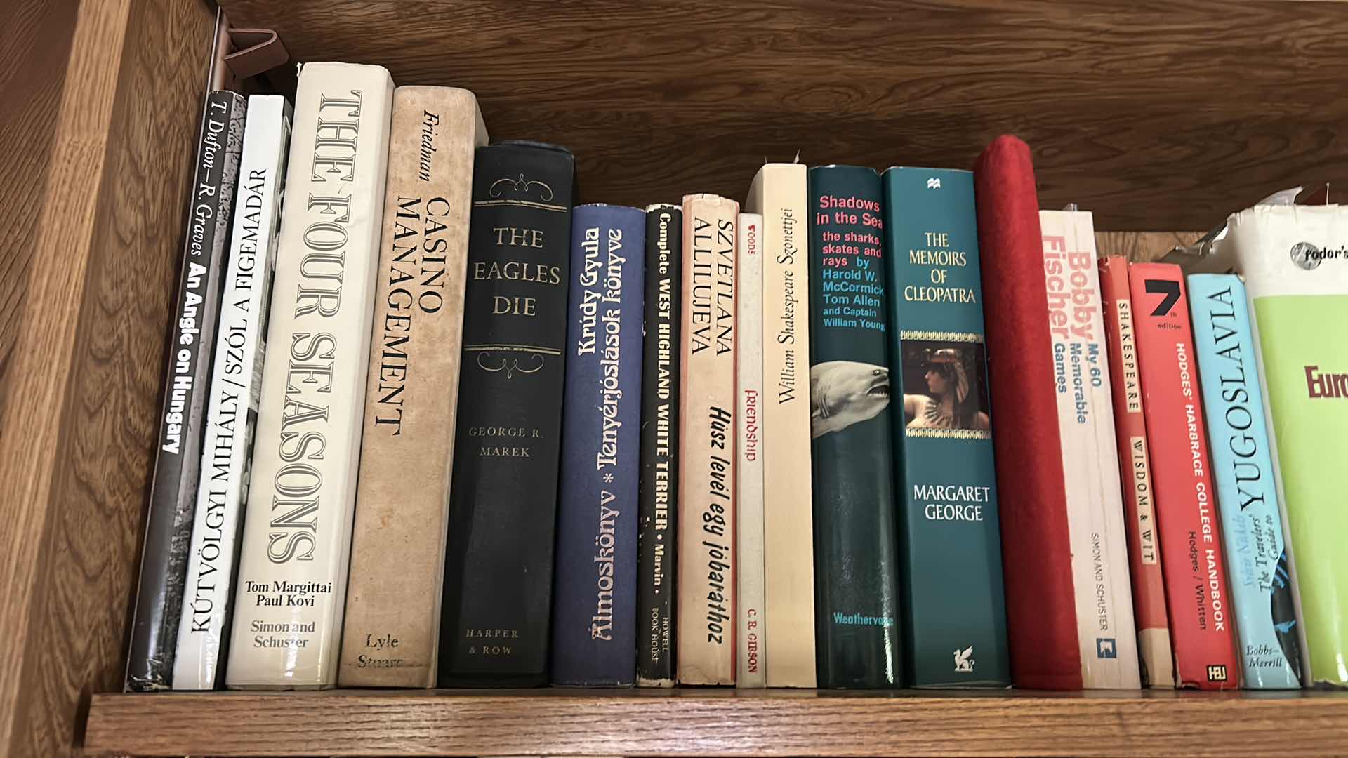 Photo 1 of TWO SHELVES OF BOOKS