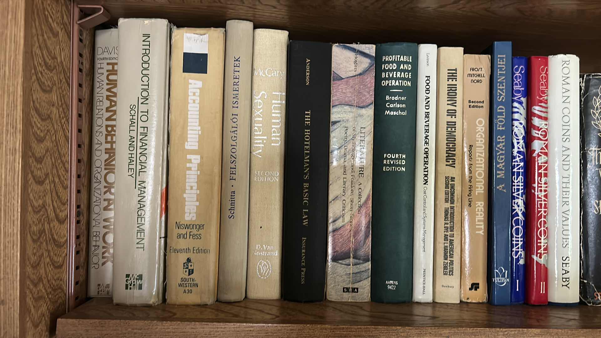 Photo 1 of TWO SHELVES OF BOOKS