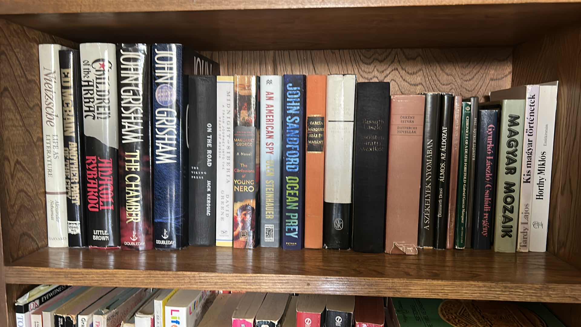 Photo 1 of TWO SHELVES OF BOOKS and TAPES