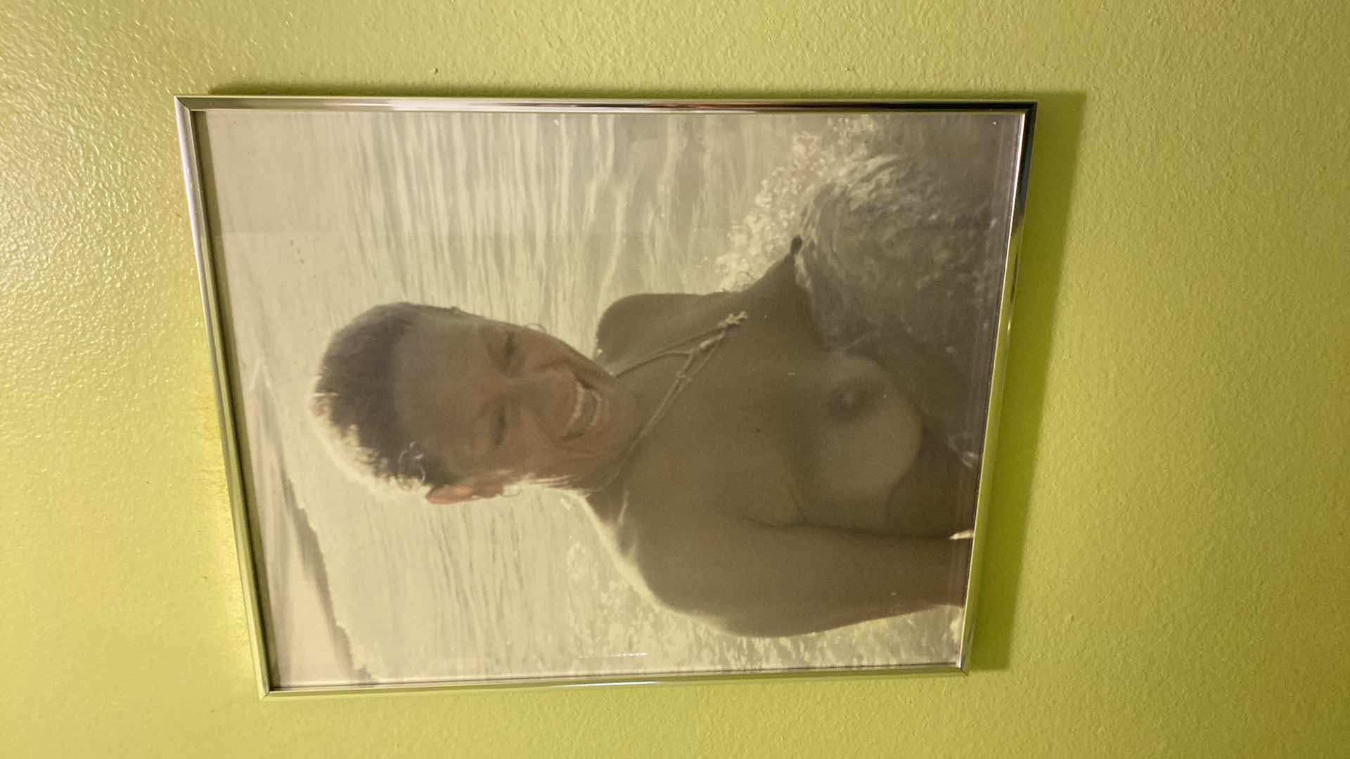 Photo 1 of SILVER FRAMED PAIR OF NUDE PHOTOGRAPHS 16” X 20” AND HELMUT NEWTON WHITE WOMEN BOOK