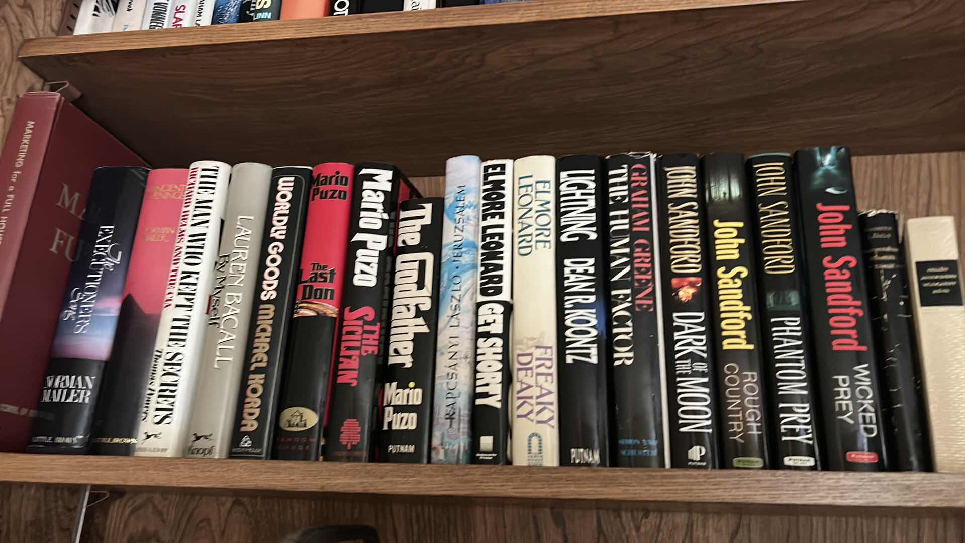 Photo 1 of TWO SHELVES OF BOOKS