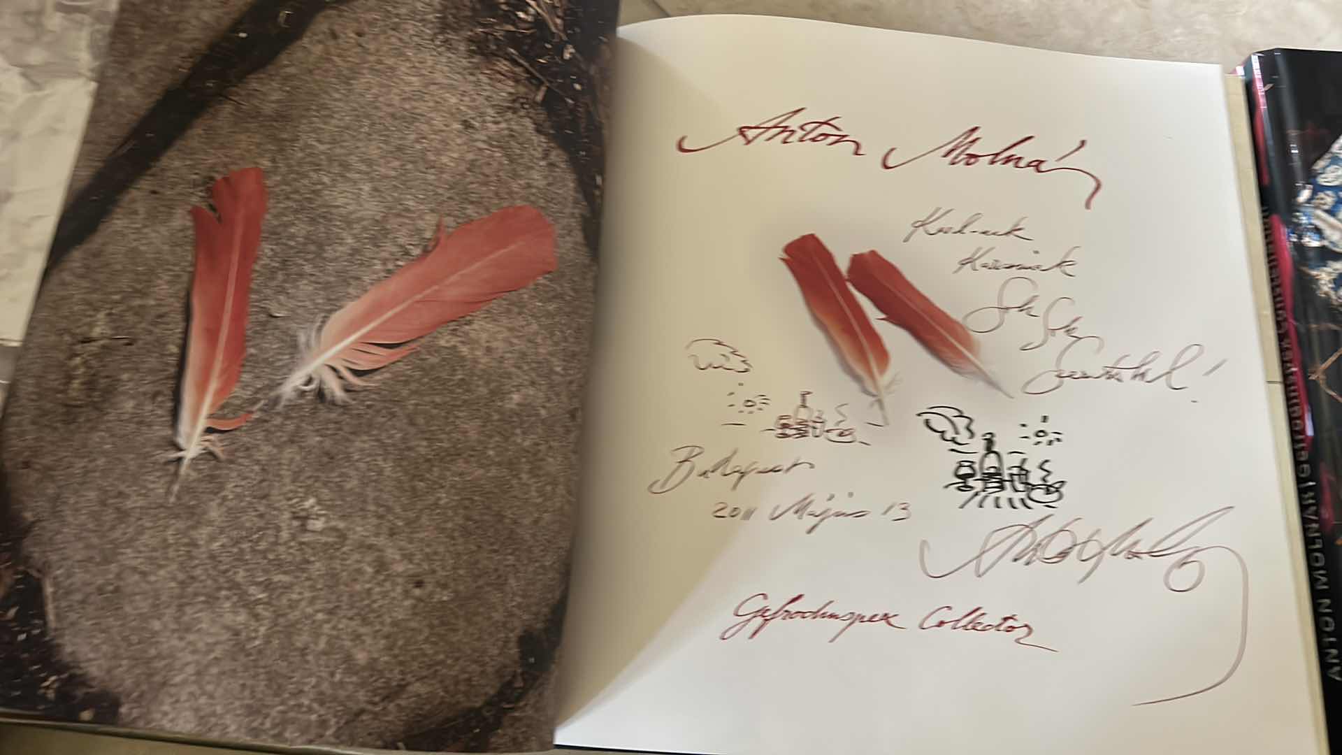 Photo 2 of TWO SIGNED ANTON MOLNAR COFFEE TABLE BOOKS