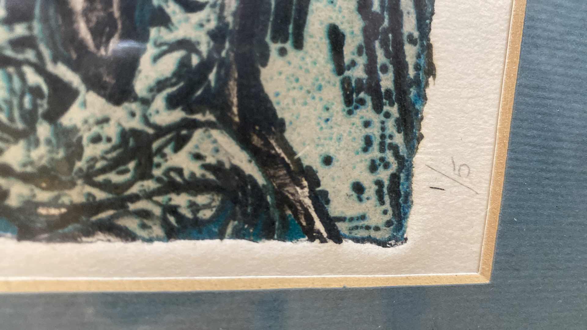 Photo 1 of ORIGINAL 1979 PAPER ARTSY “NINA” SIGNED A. KRESGE 1/5 18” X 23”