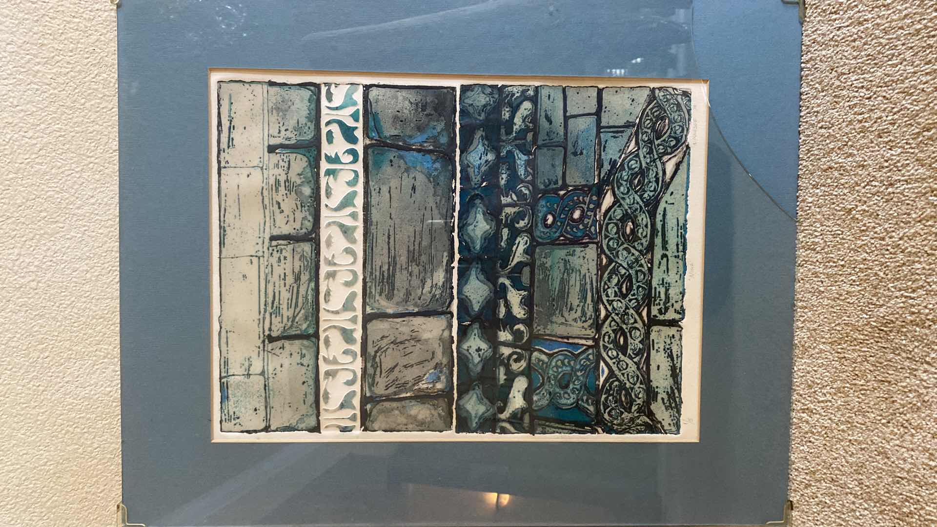 Photo 1 of ORIGINAL 1979 PAPER ARTSY “NINA” SIGNED A. KRESGE 1/5 18” X 23”