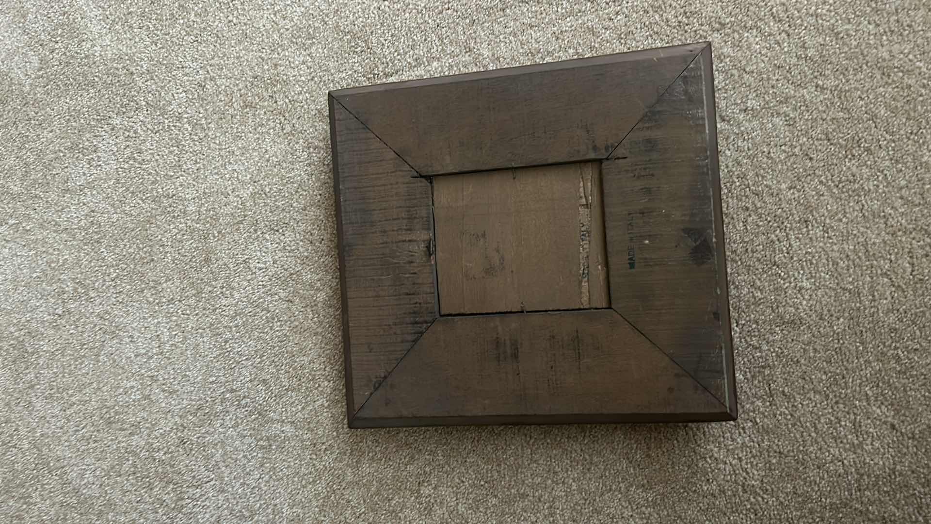 Photo 1 of VINTAGE MOSE BIANCHI "USCITA DI CHIESA" ORNATE GOLD FRAME ARTWORK 11” x 11”