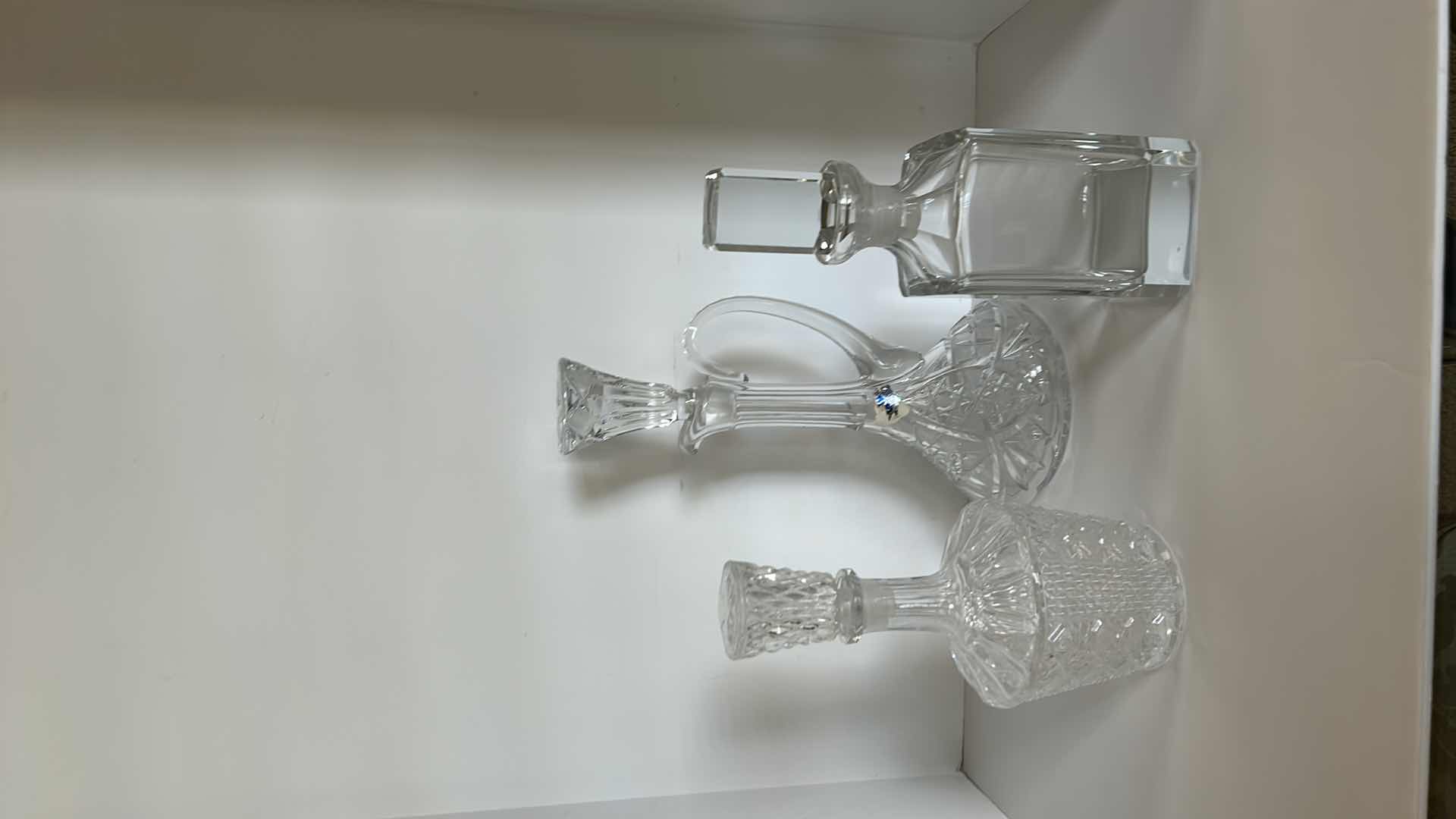 Photo 1 of 3 CRYSTAL DECANTERS