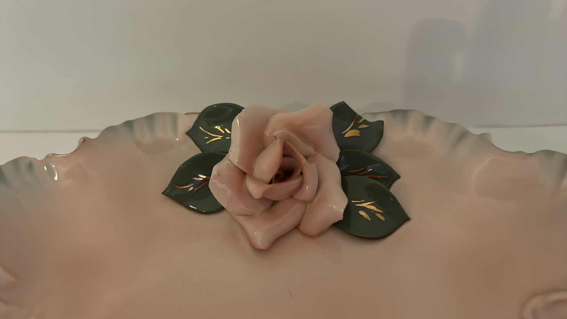 Photo 1 of VINTAGE PORCELAIN DISH 9” FLORENCE PASADENA CALIFORNIA