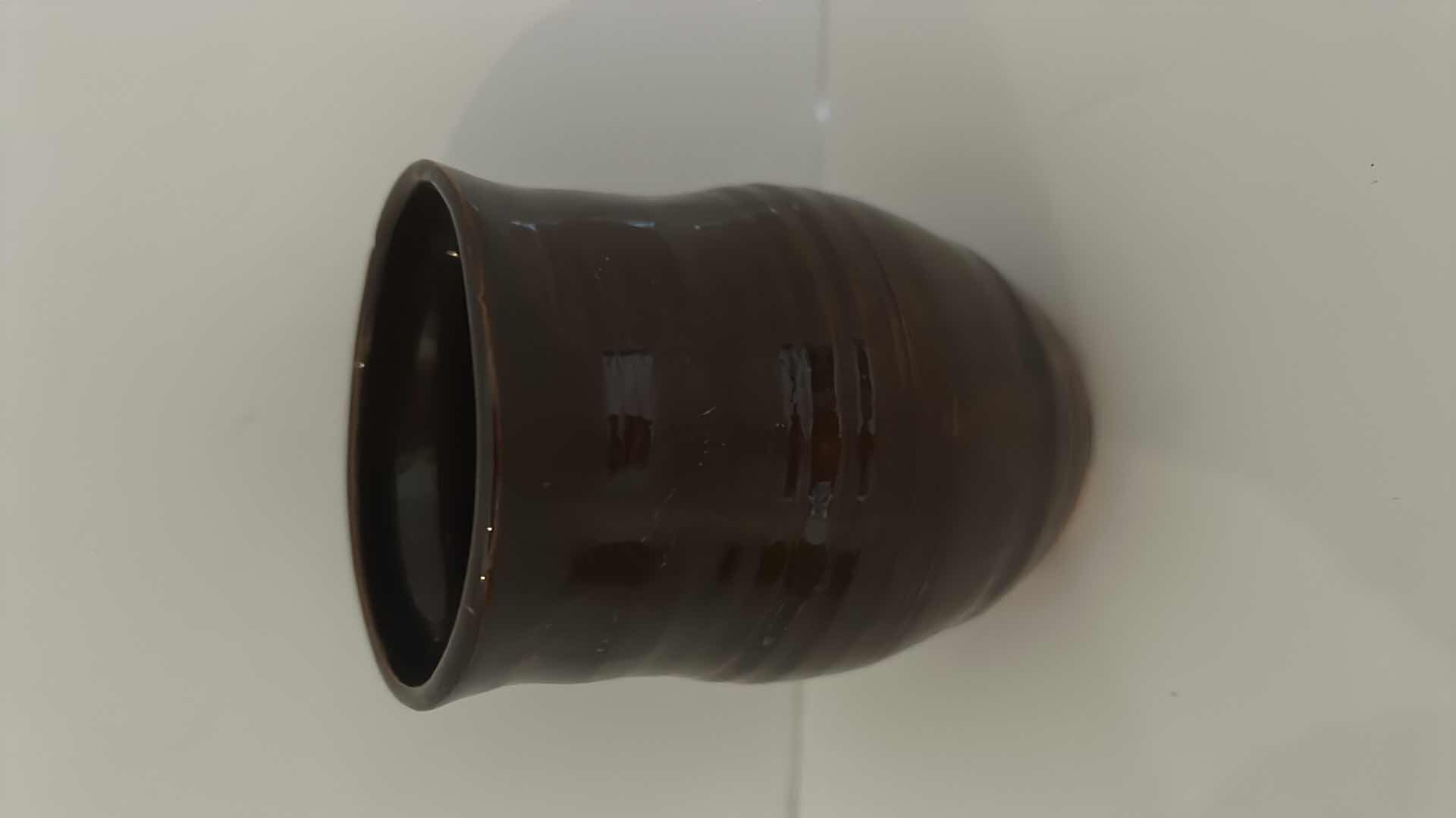 Photo 1 of POTTERY AND STONEWARE ASSORTMENT WITH TWO HANGING POTS 4” x 3”