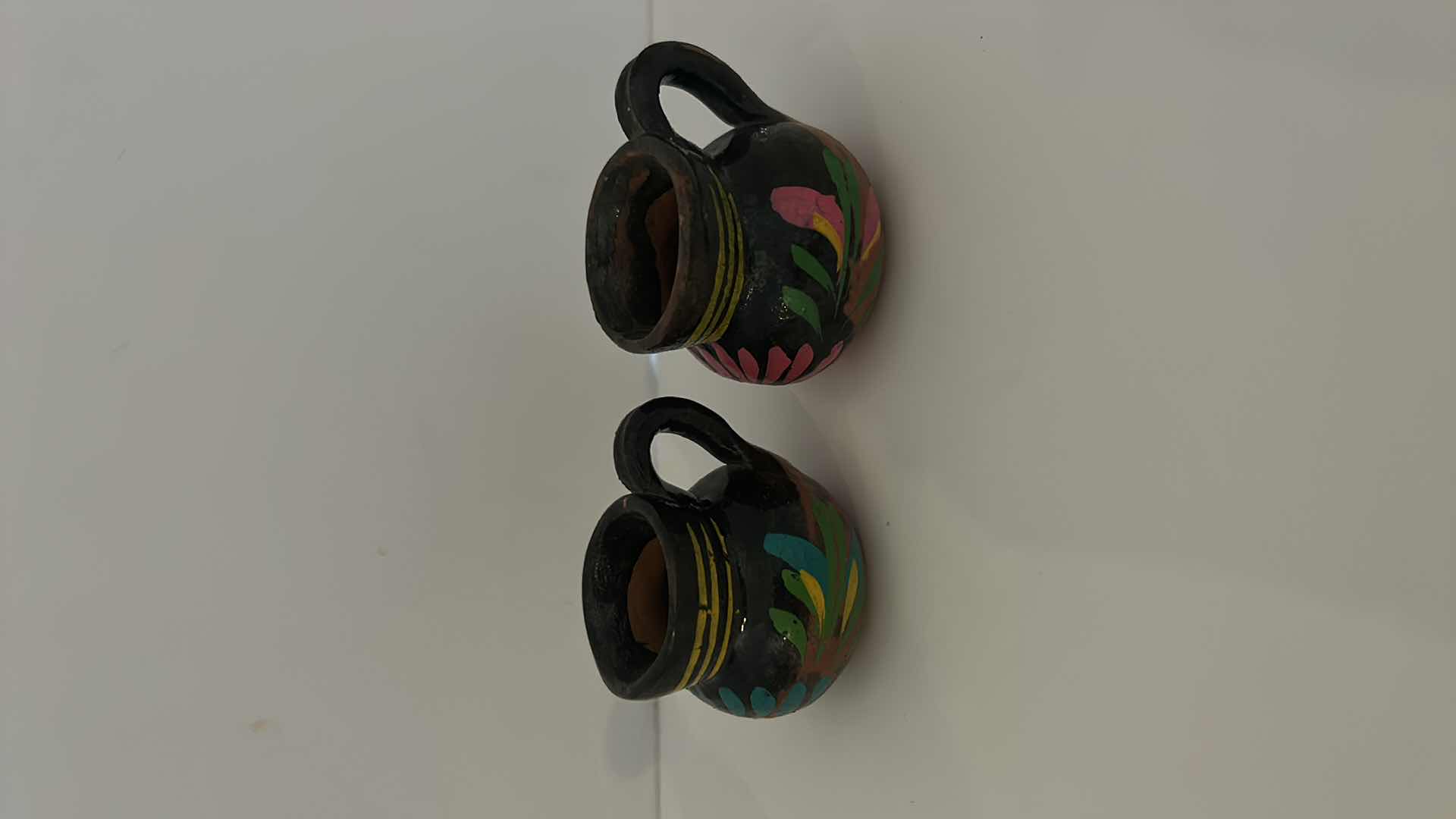 Photo 1 of MINI HAND PAINTED CRAFTED POTTERY TALLEST H4”