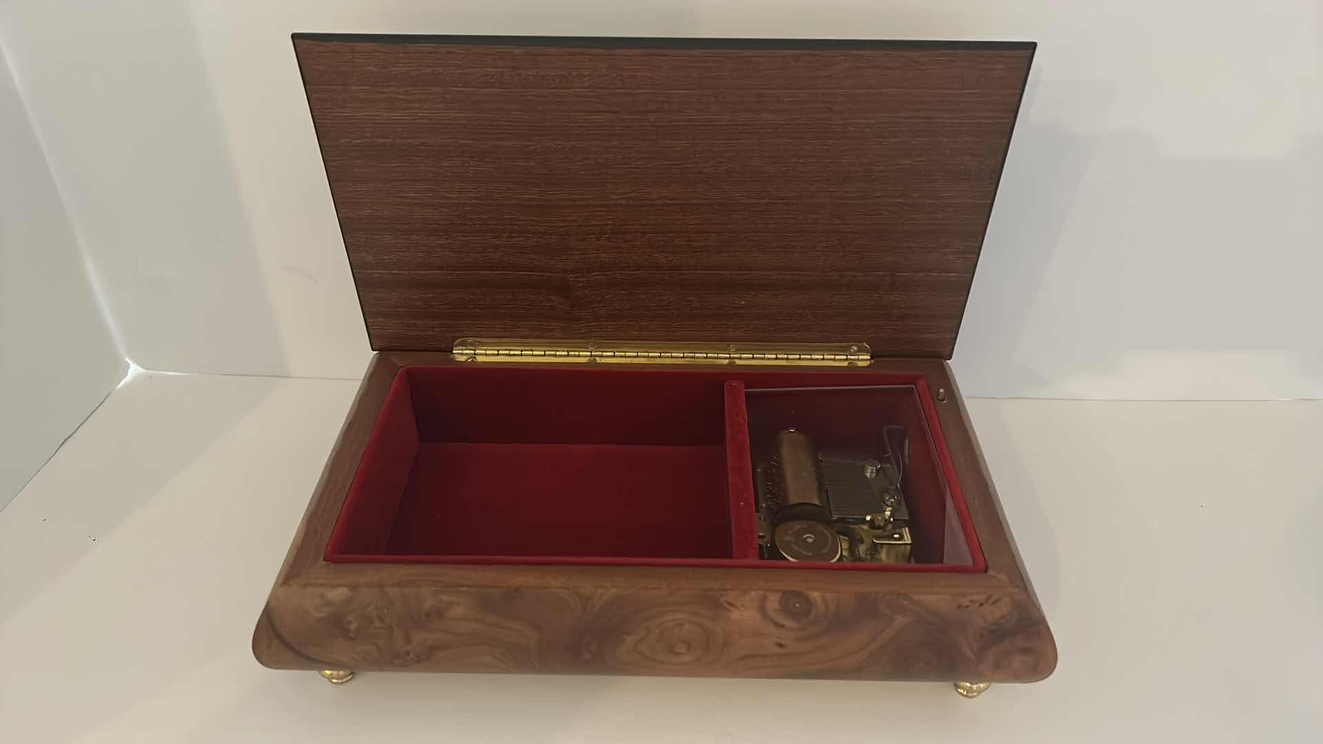 Photo 1 of INLAID WOOD MUSIC BOX MADE IN SORRENTO ITALY BY SKILLED ARTISANS 