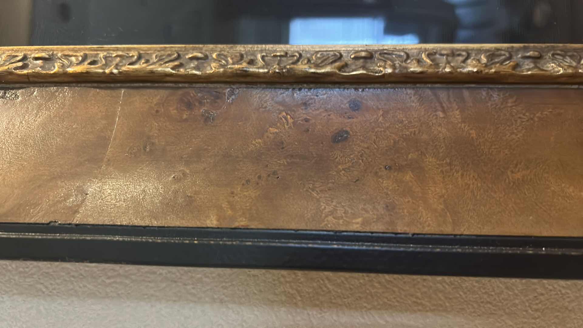 Photo 1 of VINTAGE PERUVIAN RUG FRAMED ( FRAME ALONE WAS $2,000) .55” x 72”