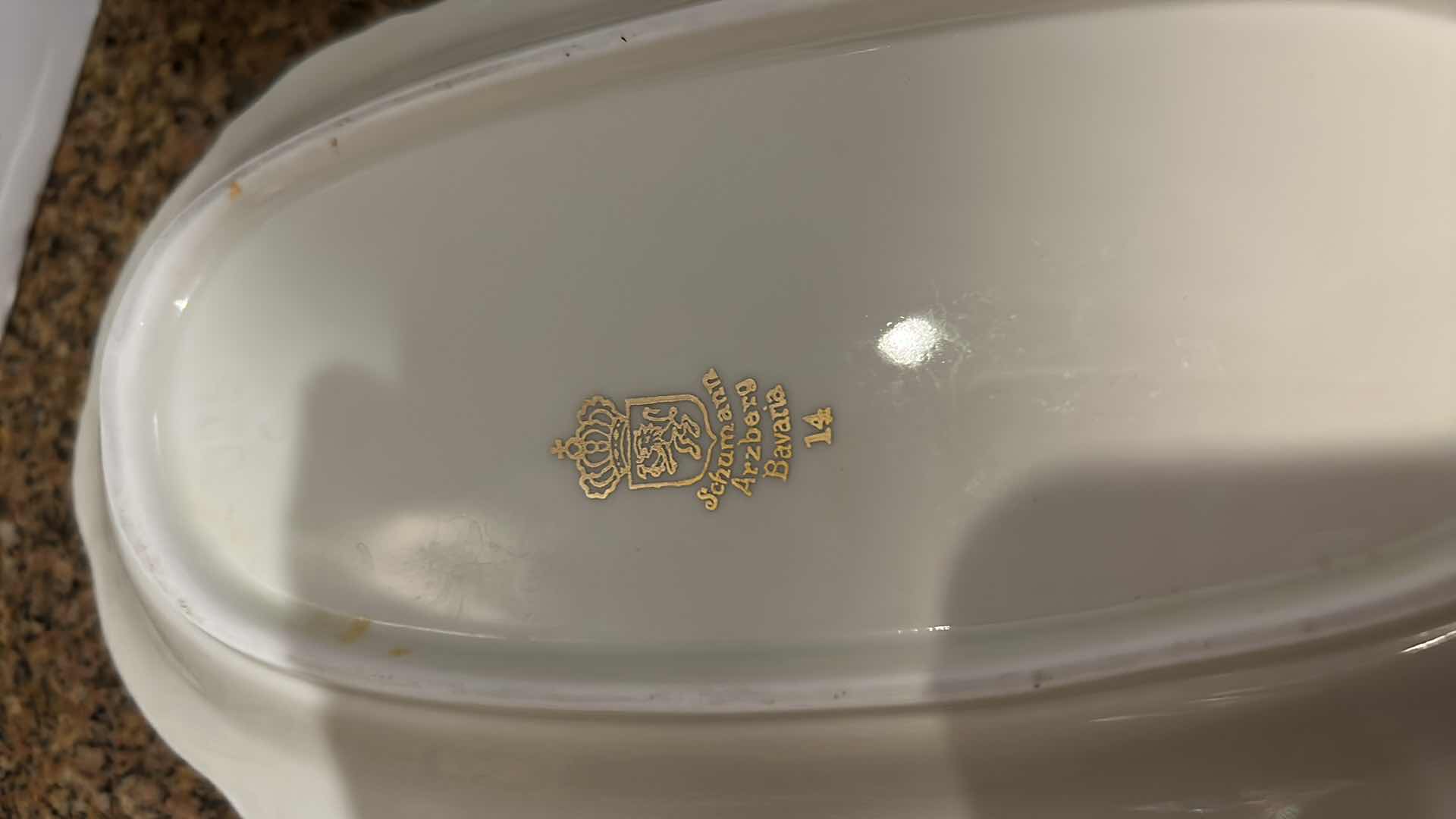 Photo 1 of 14 PC GOLD TRIMMED BAVARIAN PORCELAIN