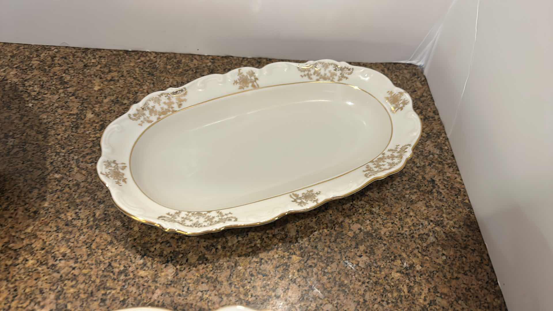 Photo 1 of 14 PC GOLD TRIMMED BAVARIAN PORCELAIN