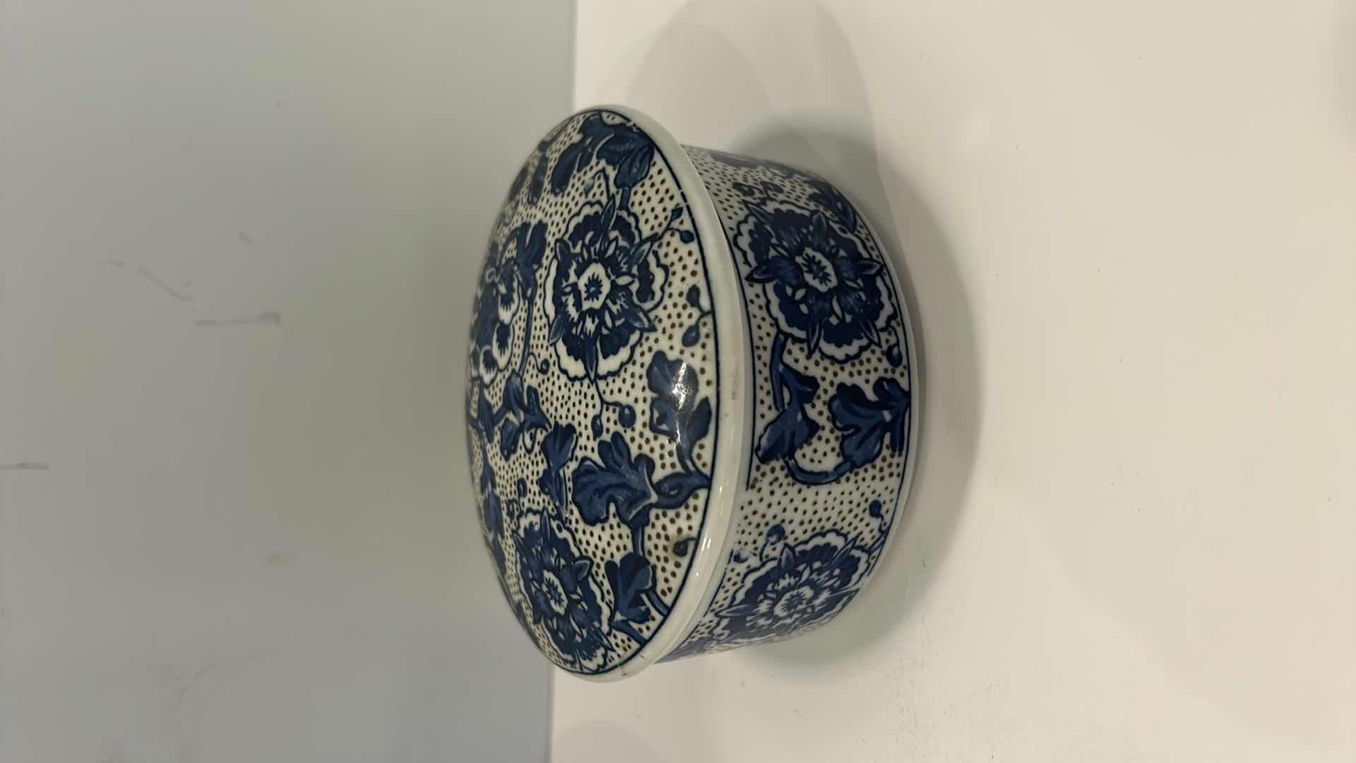 Photo 1 of TWO BLUE AND WHITE PORCELAIN TAKAHASHI JAPAN AND TOYO JAPAN