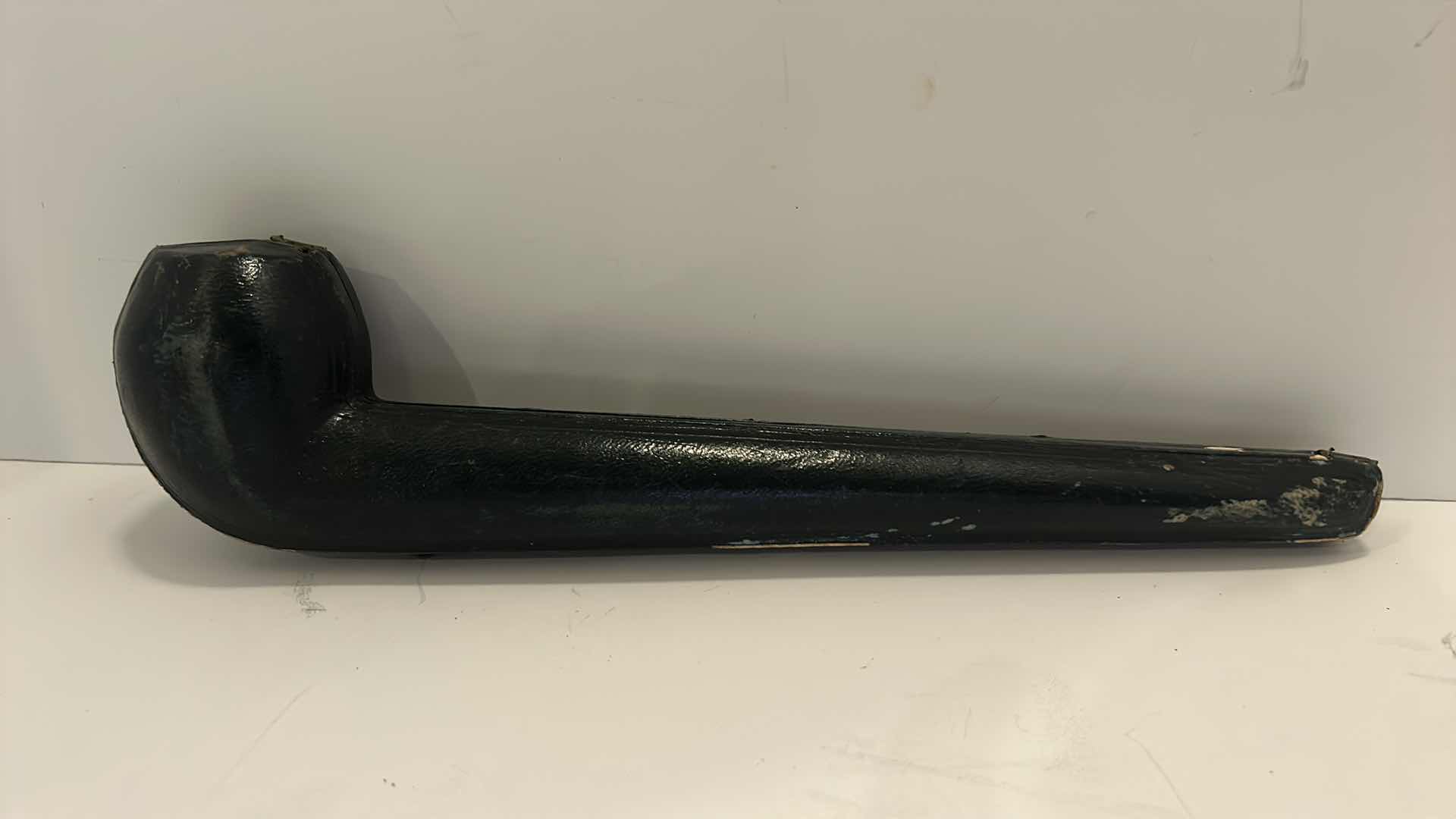 Photo 1 of VINTAGE FRENCH TOBACCO PIPE W/ CASE
(AMBER AND BURL PIPE WITH GOLD)