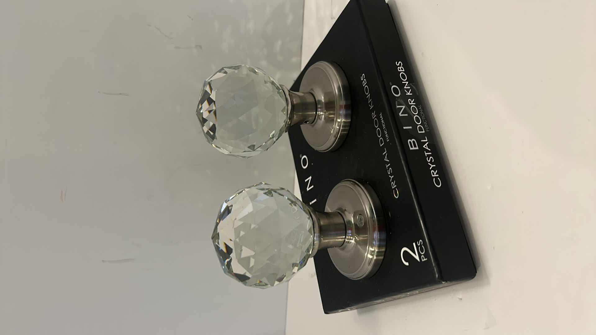Photo 1 of TWO NEW CRYSTAL DOOR KNOBS