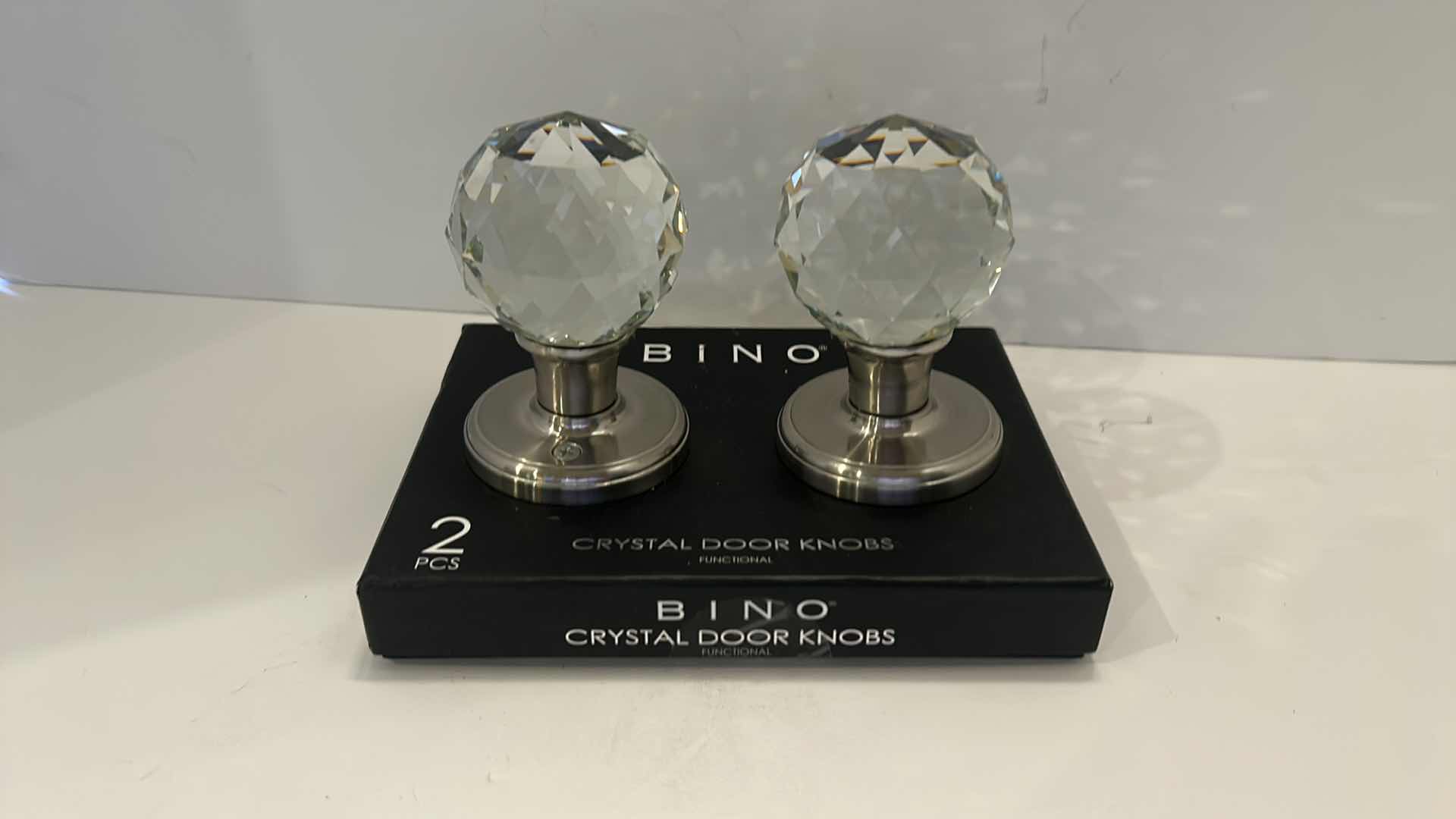 Photo 1 of TWO NEW CRYSTAL DOOR KNOBS