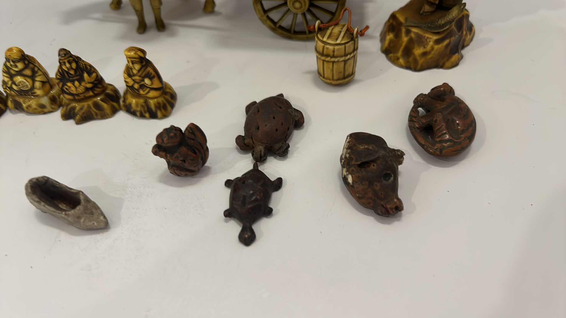 Photo 1 of VINTAGE JAPANESE CELLULOID MINIATURE FIGURINES