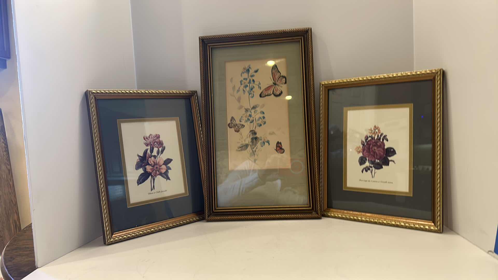 Photo 1 of VINTAGE 3 PC ART PIECES FRAMED (LARGEST 9.5” x 15.5”)