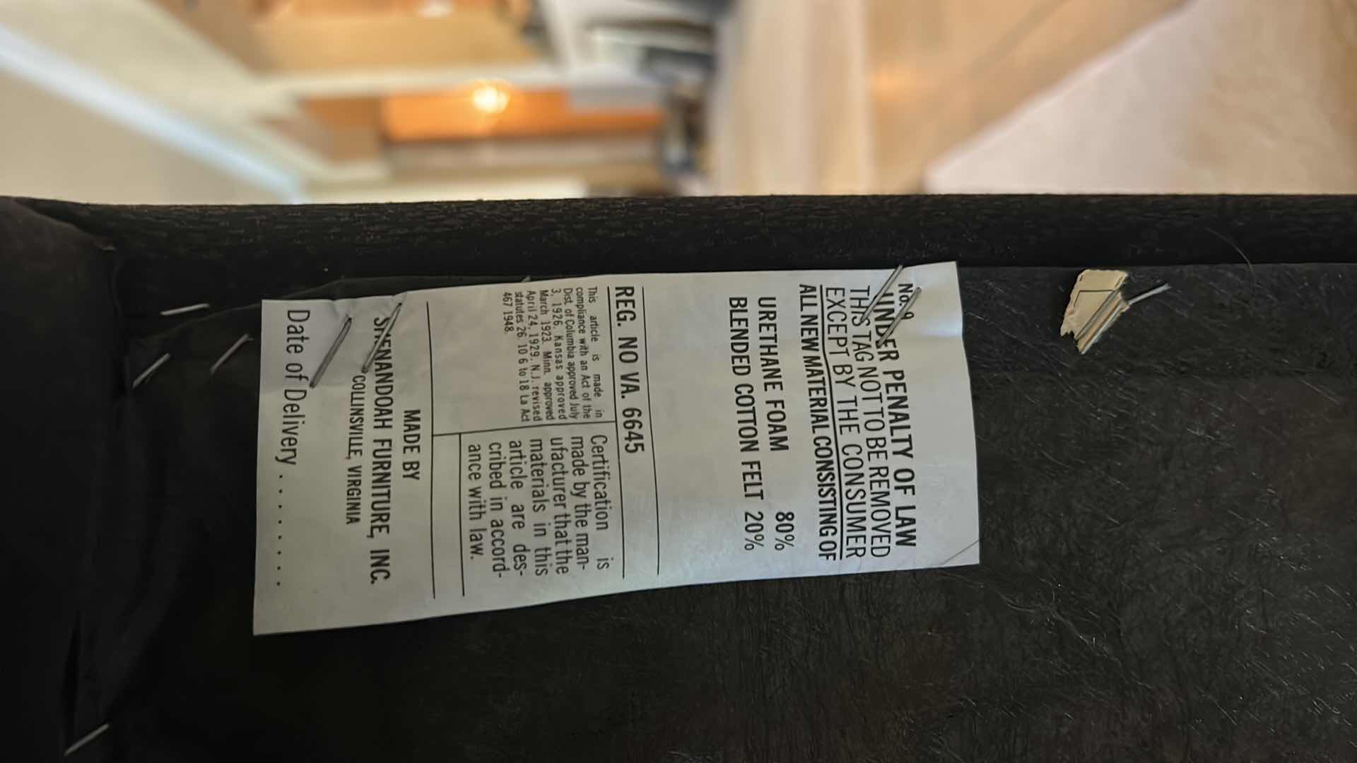 Photo 1 of UPHOLSTERED OCCASIONAL CHAIR 31” x 27” x 32