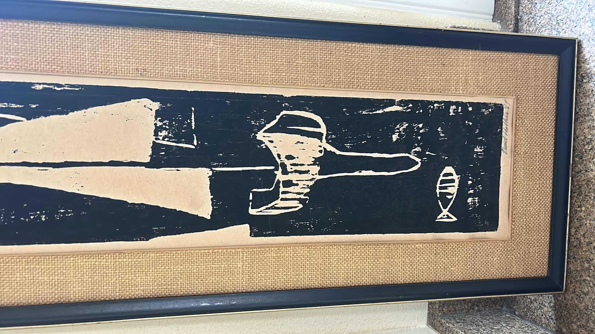 Photo 1 of SIGNED ARTWORK 11” x 3”