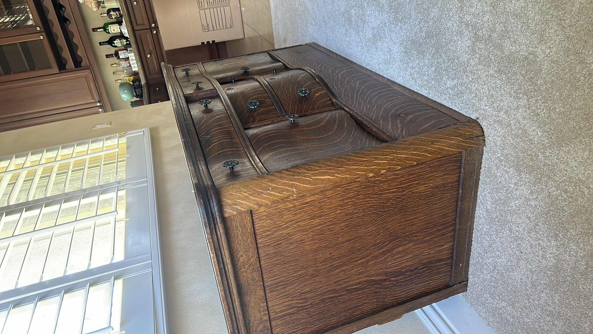 Photo 1 of VINTAGE DOVE TAILED CABINET 50” x 23” x H27.5”