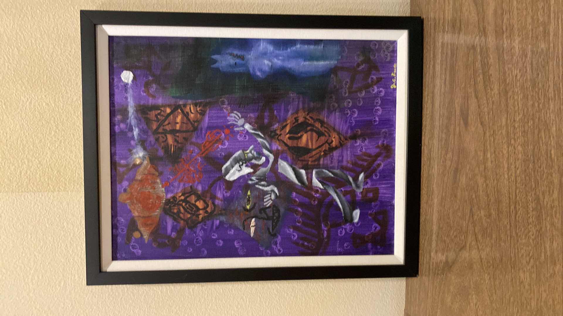 Photo 1 of ORIGINAL FRAMED “RITUAL” SIGNED JAMESON REESE ARTWORK 16” X 20.5”