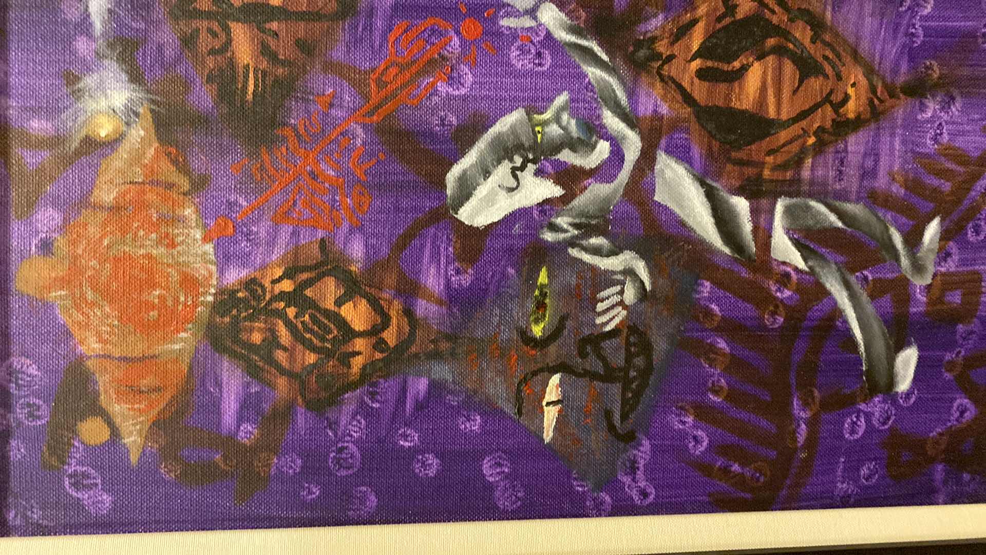 Photo 1 of ORIGINAL FRAMED “RITUAL” SIGNED JAMESON REESE ARTWORK 16” X 20.5”