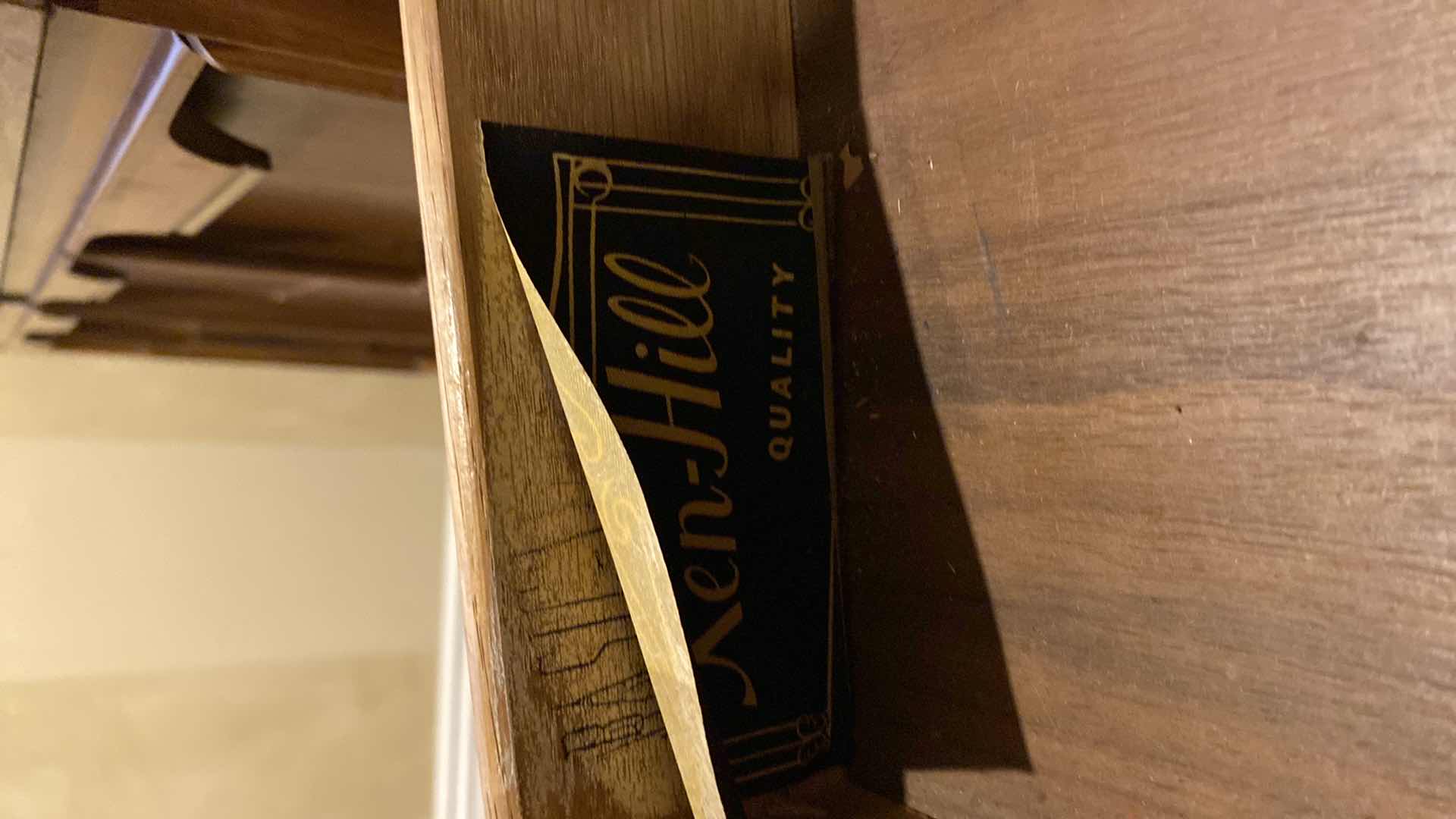 Photo 1 of MID CENTURY MODERN KEN-HILL 1 DRAWER DESK 32” X 18” H31” (2 MATCHING DRESSERS AVAILABLE ALL SOLD SEPARATELY)